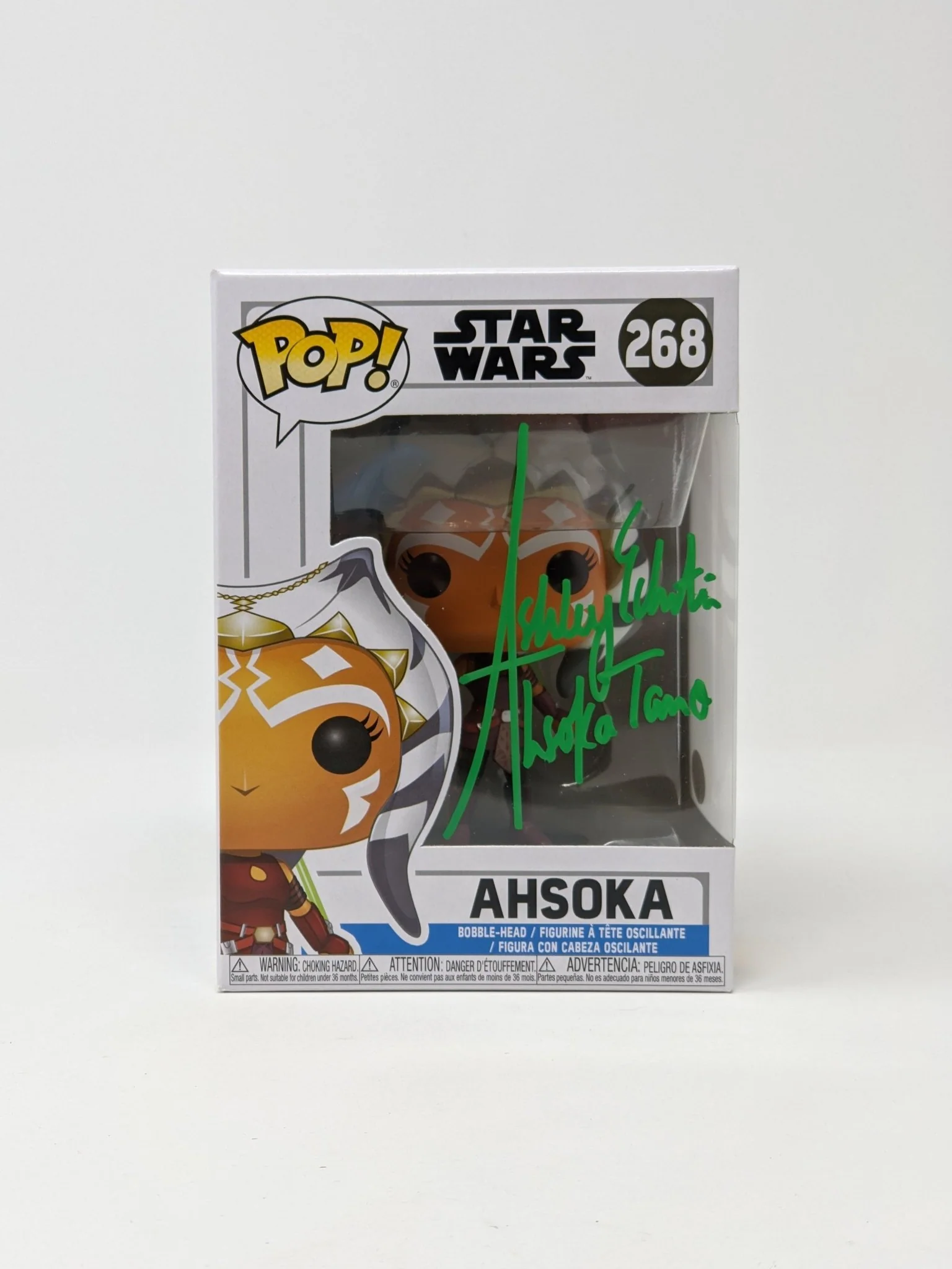 Ashley Eckstein Star Wars Ahsoka #268 Signed Funko Pop JSA Certified Autograph - Image 4
