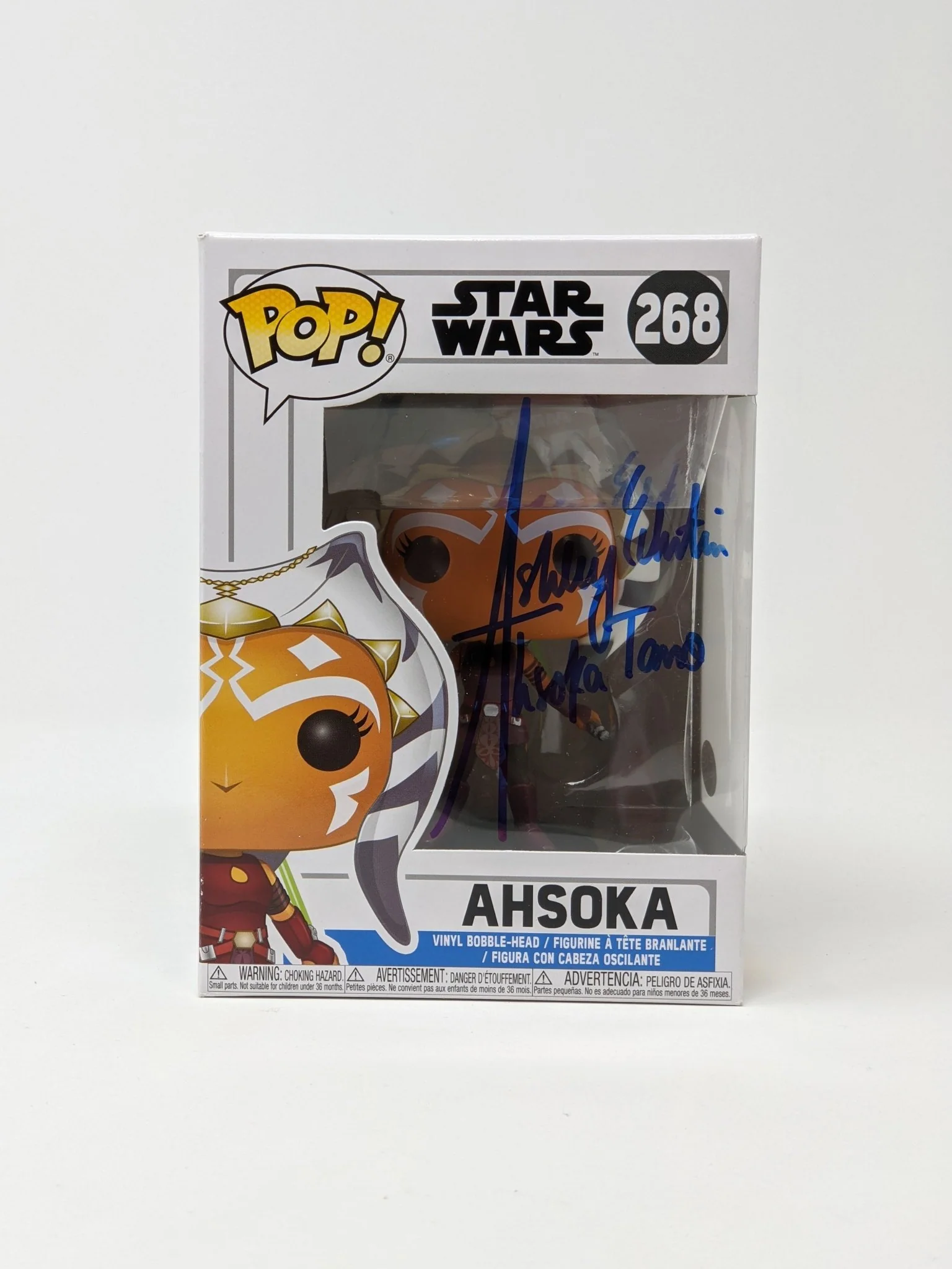 Ashley Eckstein Star Wars Ahsoka #268 Signed Funko Pop JSA Certified Autograph - Image 6