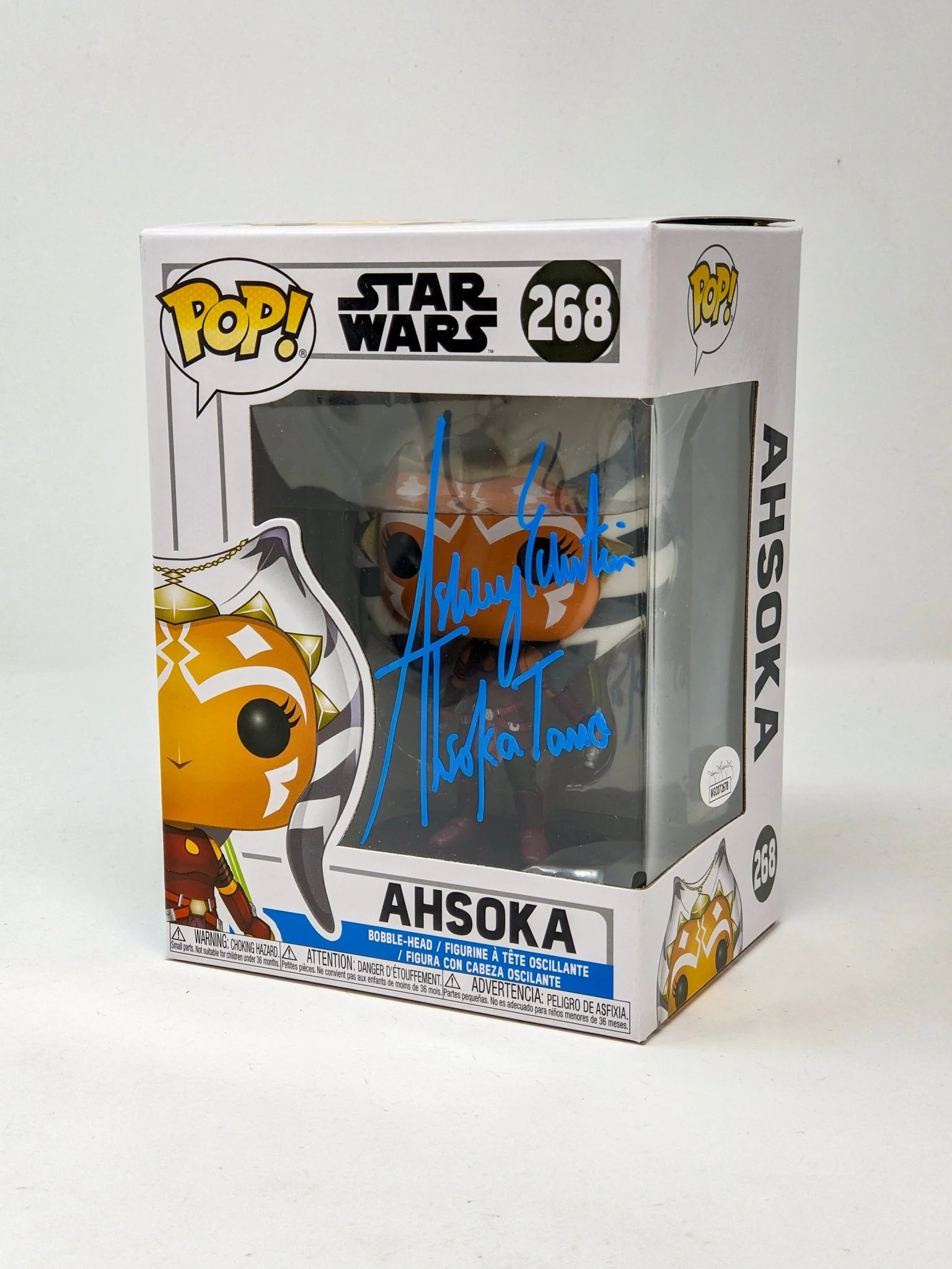 Ashley Eckstein Star Wars Ahsoka #268 Signed Funko Pop JSA Certified Autograph - Image 7