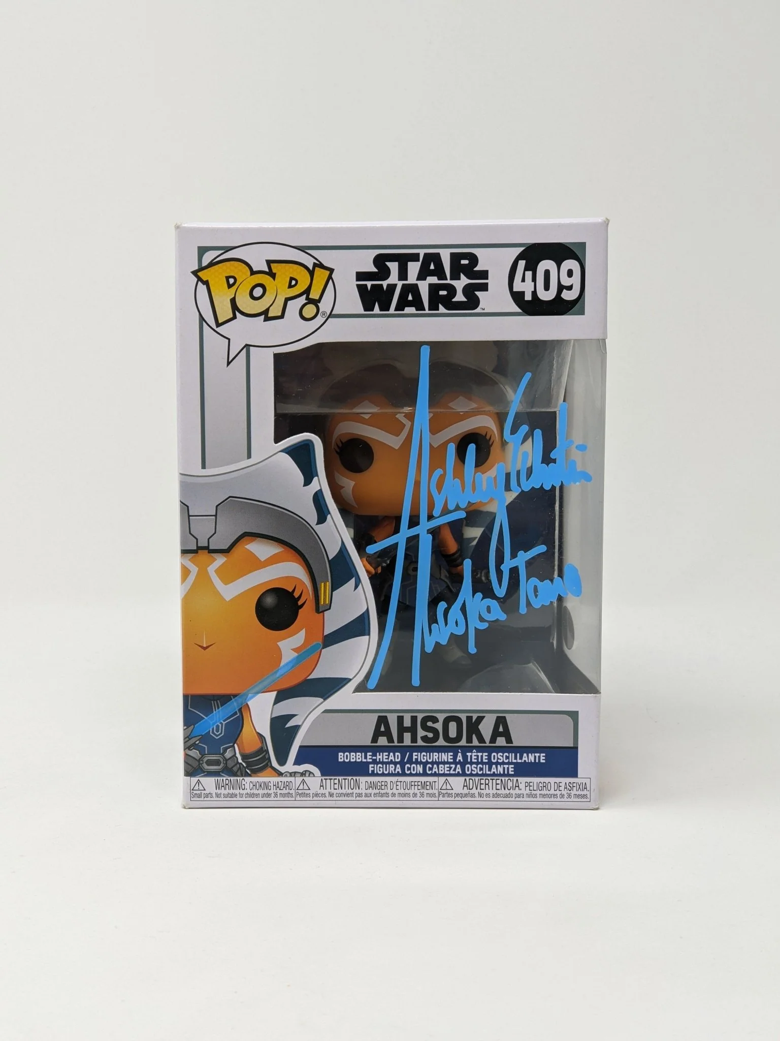 Ashley Eckstein Star Wars Ahsoka #409 Signed Funko Pop JSA Certified Autograph - Image 3