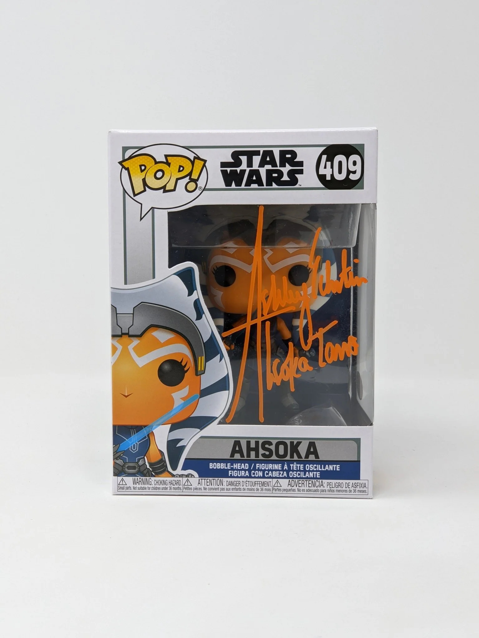 Ashley Eckstein Star Wars Ahsoka #409 Signed Funko Pop JSA Certified Autograph - Image 4
