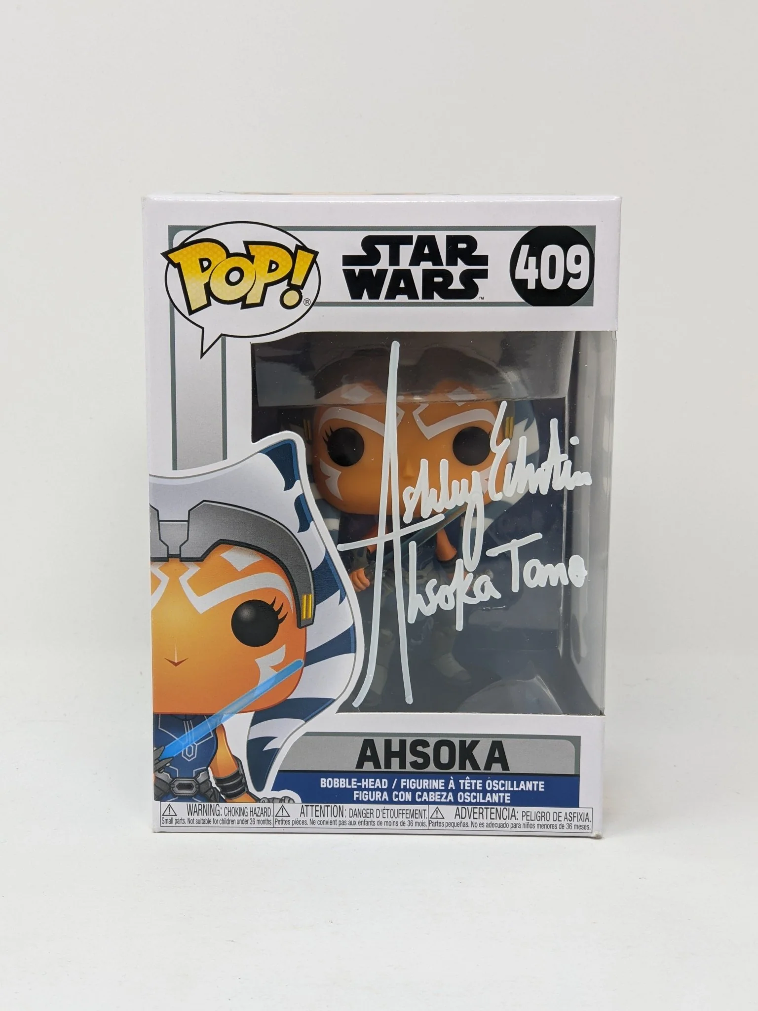 Ashley Eckstein Star Wars Ahsoka #409 Signed Funko Pop JSA Certified Autograph - Image 5