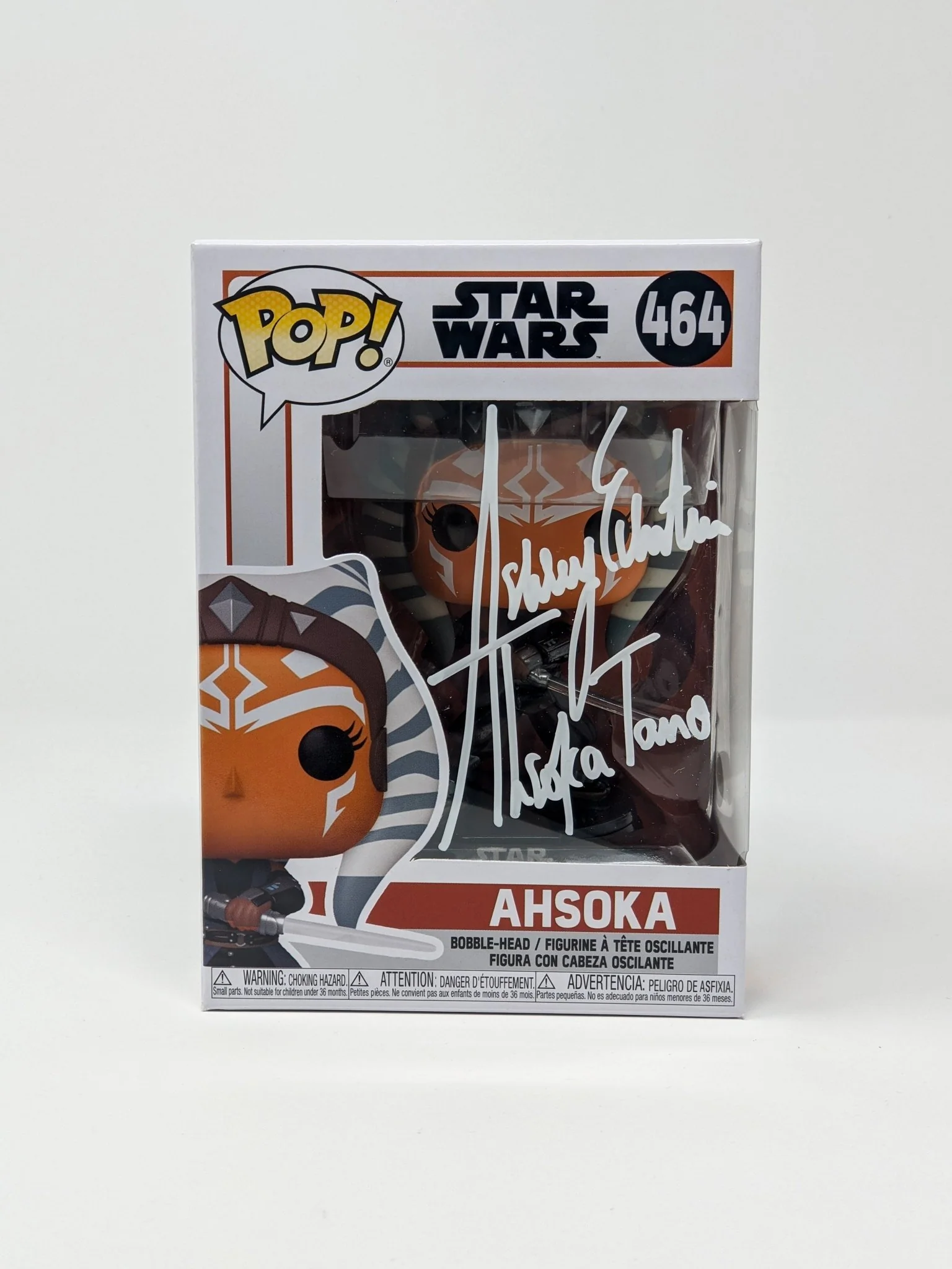 Ashley Eckstein Star Wars Ahsoka #464 Signed Funko Pop JSA Certified Autograph - Image 5