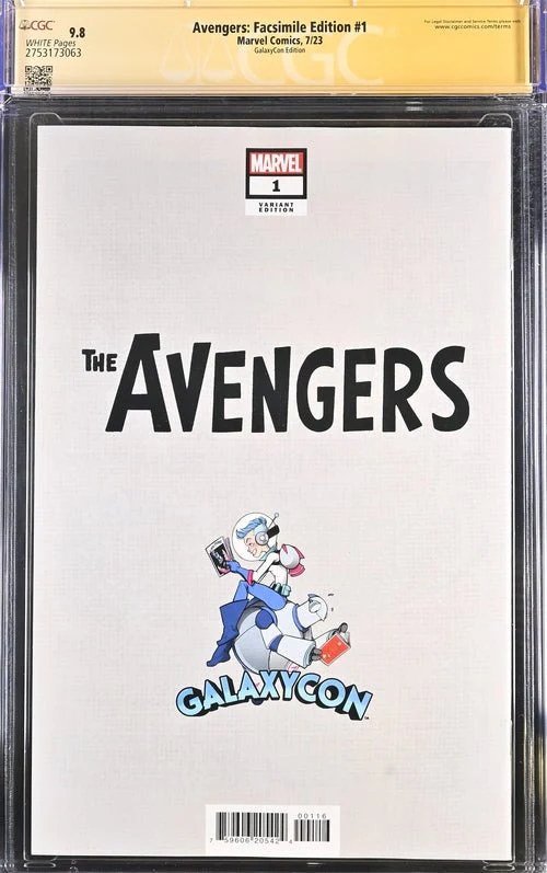 Avengers: Facsimile Edition #1 GalaxyCon Edition Marvel Comics CGC Signature Series 9.8 Signed Rafael Albuquerque - Image 11