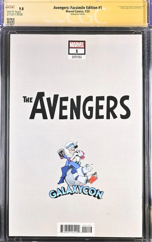 Avengers: Facsimile Edition #1 GalaxyCon Edition Marvel Comics CGC Signature Series 9.8 Signed Rafael Albuquerque - Image 13
