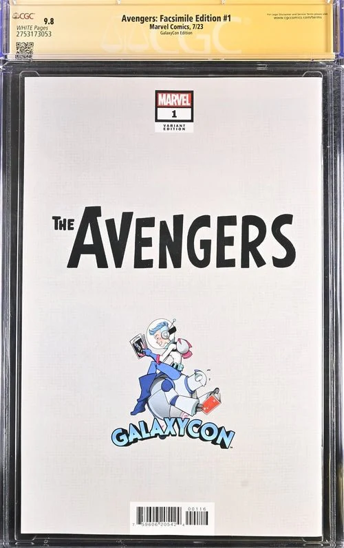 Avengers: Facsimile Edition #1 GalaxyCon Edition Marvel Comics CGC Signature Series 9.8 Signed Rafael Albuquerque - Image 15