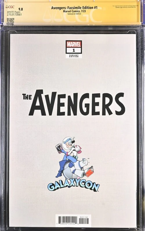 Avengers: Facsimile Edition #1 GalaxyCon Edition Marvel Comics CGC Signature Series 9.8 Signed Rafael Albuquerque - Image 17