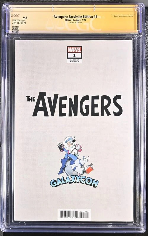 Avengers: Facsimile Edition #1 GalaxyCon Edition Marvel Comics CGC Signature Series 9.8 Signed Rafael Albuquerque - Image 5