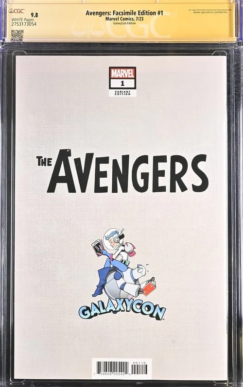 Avengers: Facsimile Edition #1 GalaxyCon Edition Marvel Comics CGC Signature Series 9.8 Signed Rafael Albuquerque - Image 7