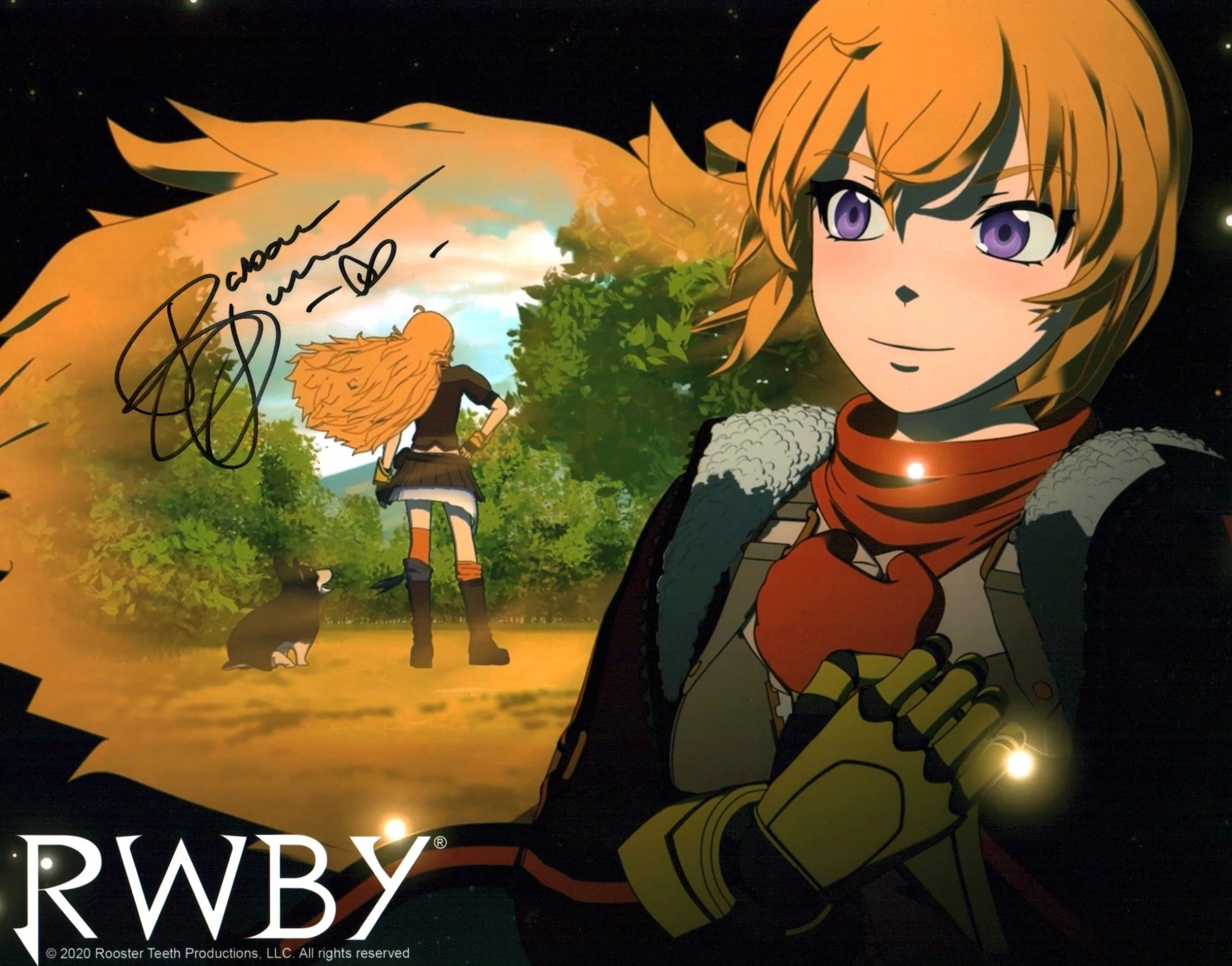 Barbara Dunkelman RWBY 11x14 Photo Signed Autograph JSA Certified