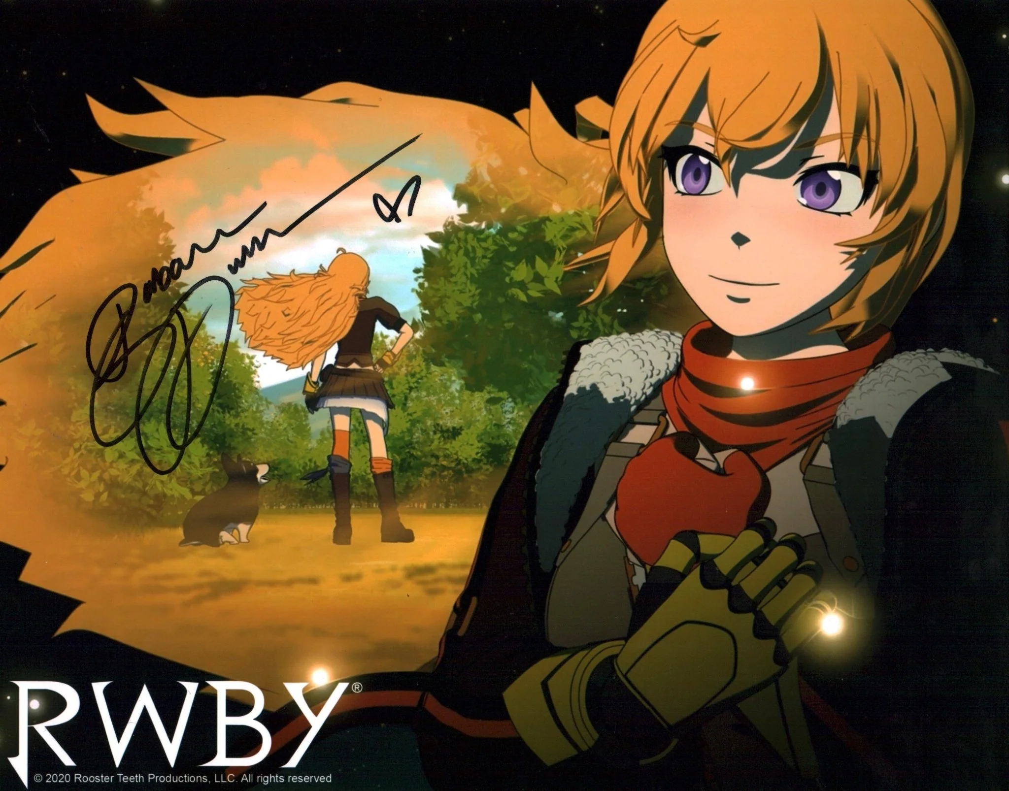 Barbara Dunkelman RWBY 11x14 Photo Signed Autograph JSA Certified - Image 2