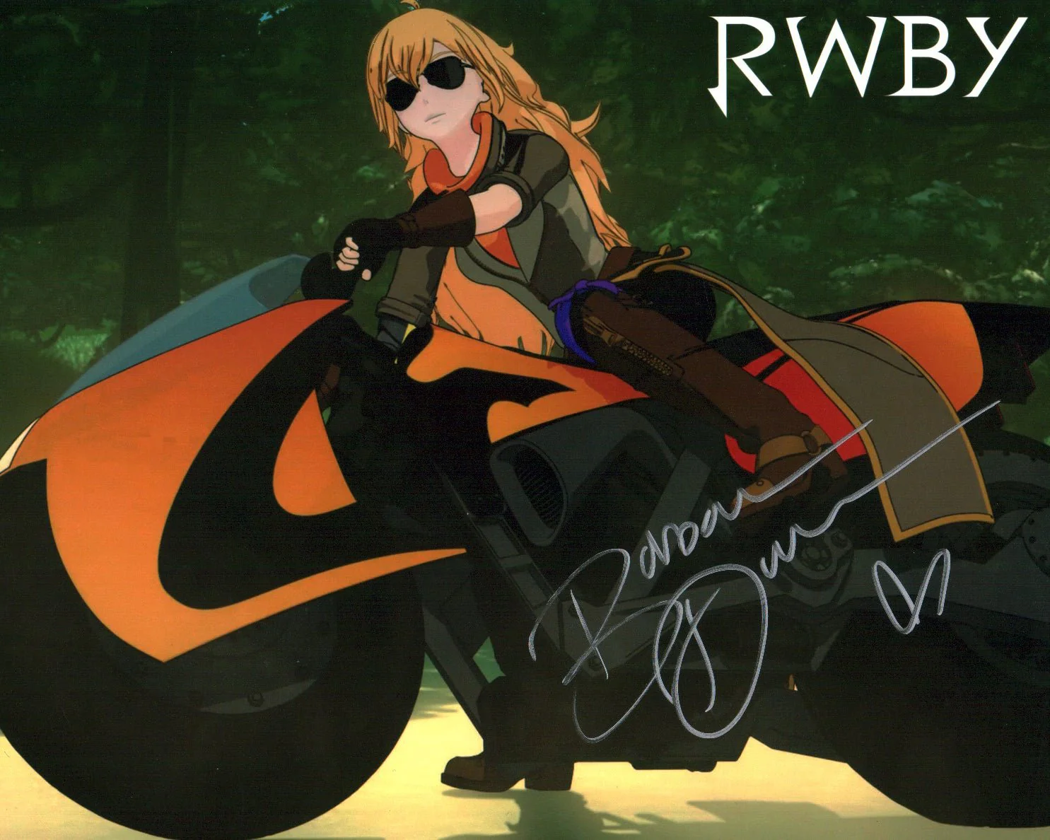 Barbara Dunkelman RWBY 8x10 Photo Signed JSA Certified Autograph - Image 2