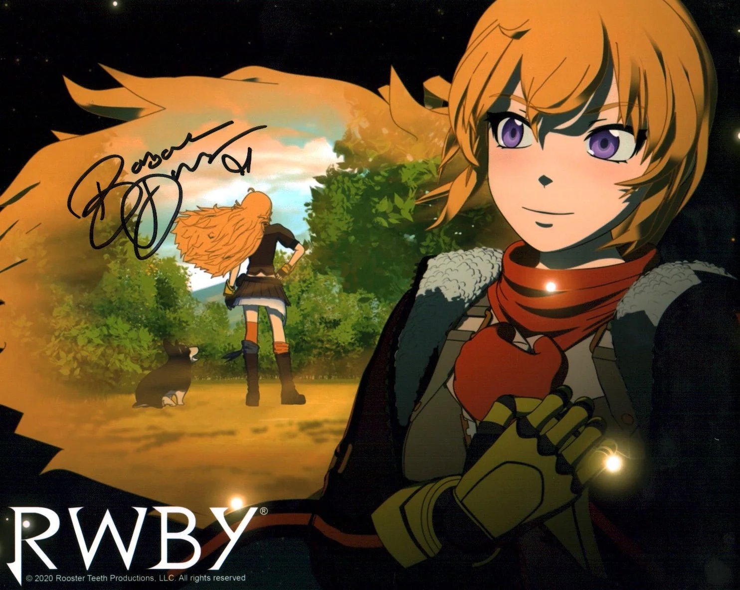 Barbara Dunkelman RWBY 8x10 Photo Signed JSA Certified Autograph