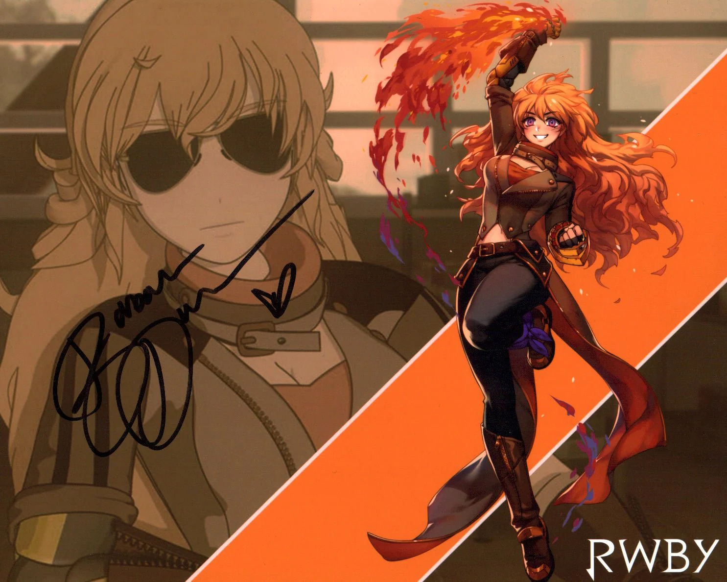 Barbara Dunkelman RWBY 8x10 Photo Signed JSA Certified Autograph