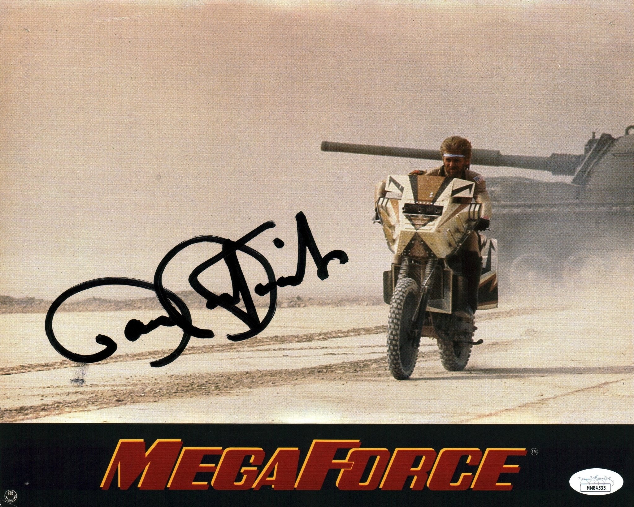 Barry Bostwick MegaForce 9.5x12 Lobby Card Signed JSA Certified Autograph