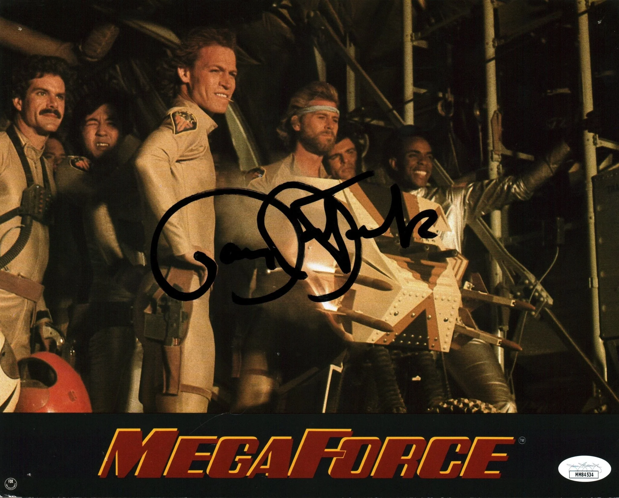 Barry Bostwick MegaForce 9.5x12 Lobby Card Signed JSA Certified Autograph