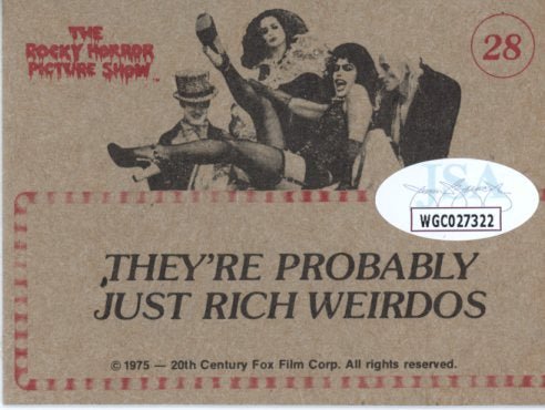 Barry Bostwick RHPS 2.5x4 Trading Cards Signed JSA Certified Autograph - Image 24