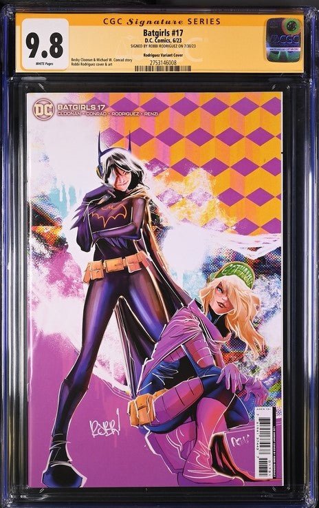 Batgirls #17 1:25 Variant DC Comics CGC Signature Series 9.8 Signed Robbi Rodriguez - Image 2