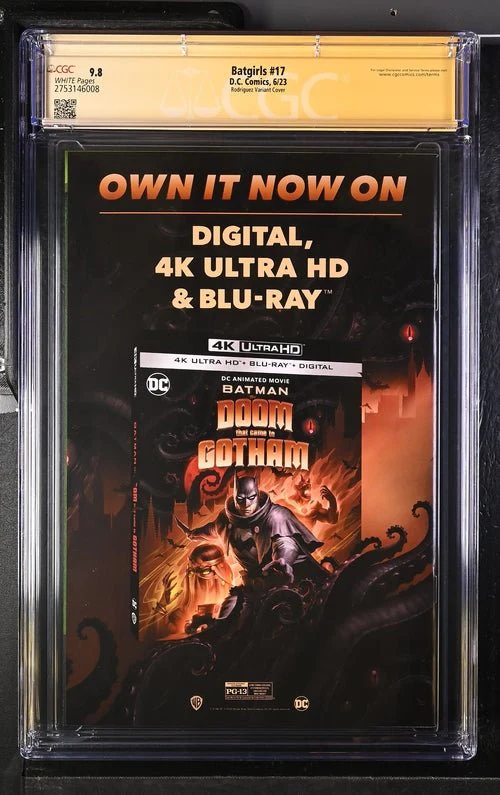 Batgirls #17 1:25 Variant DC Comics CGC Signature Series 9.8 Signed Robbi Rodriguez - Image 3