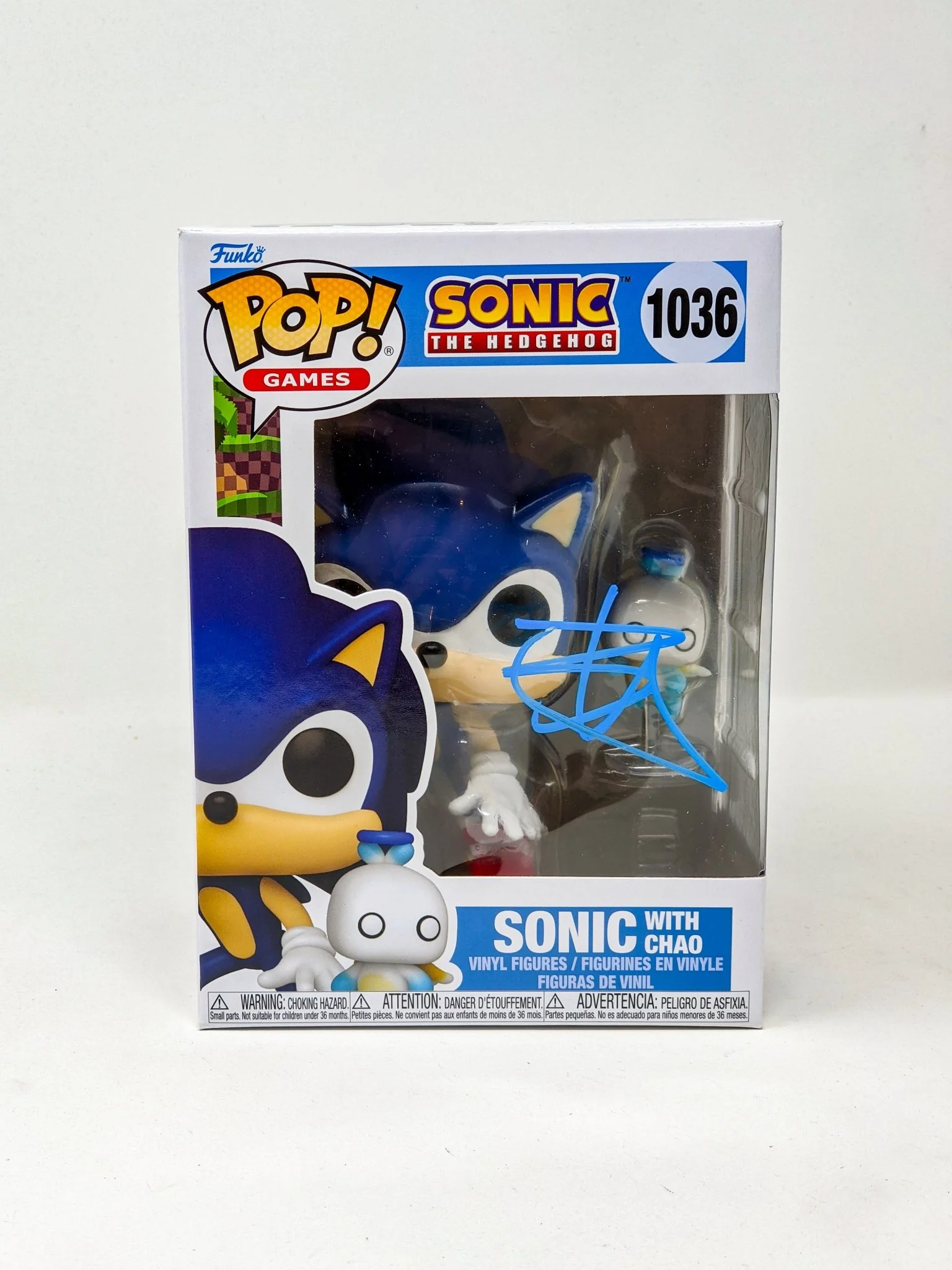 Ben Schwartz Sonic the Hedgehog #1036 Signed Funko Pop JSA Certified Autograph - Image 2