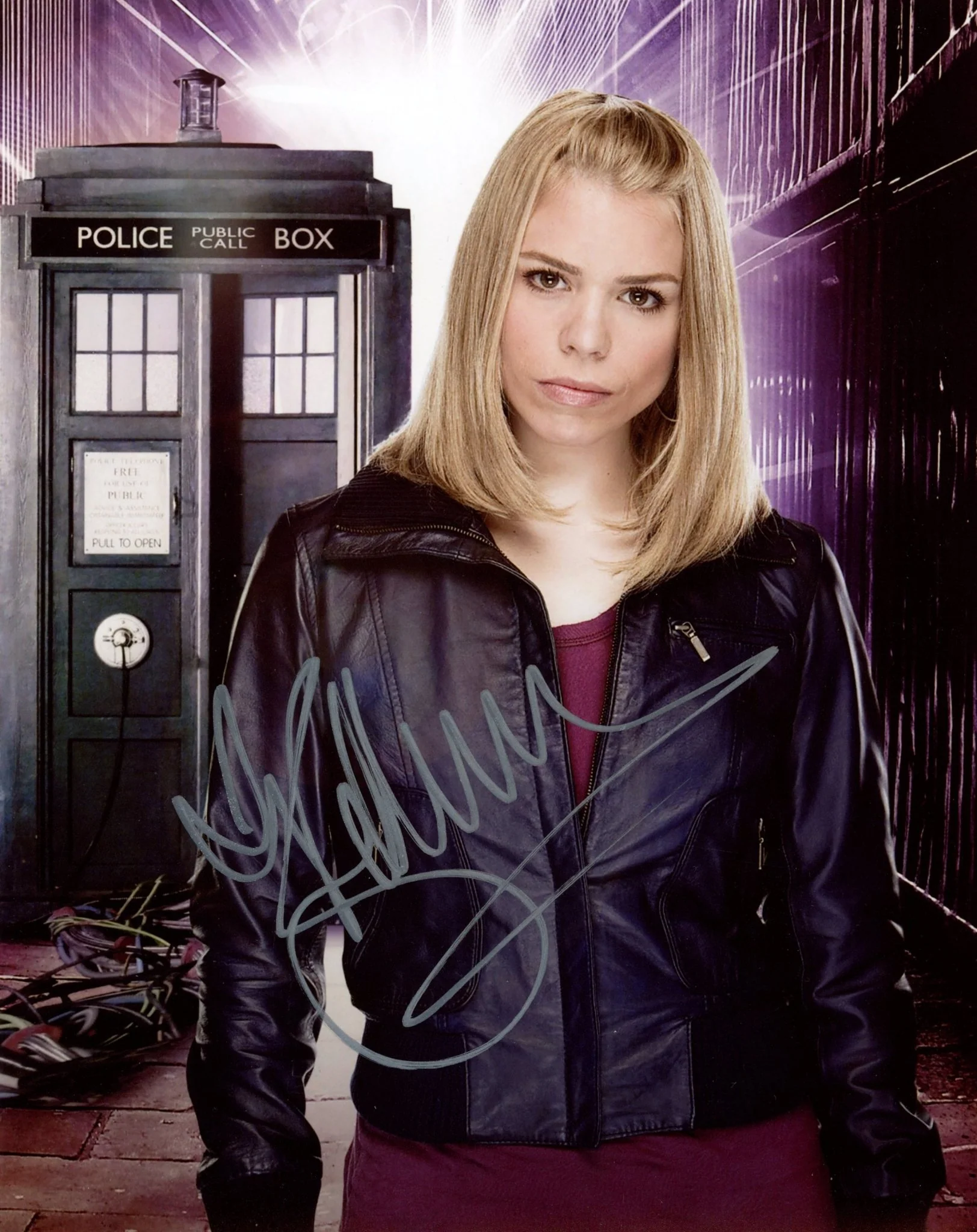 Billie Piper Doctor Who 8x10 Signed Photo JSA Certified Autograph - Image 2
