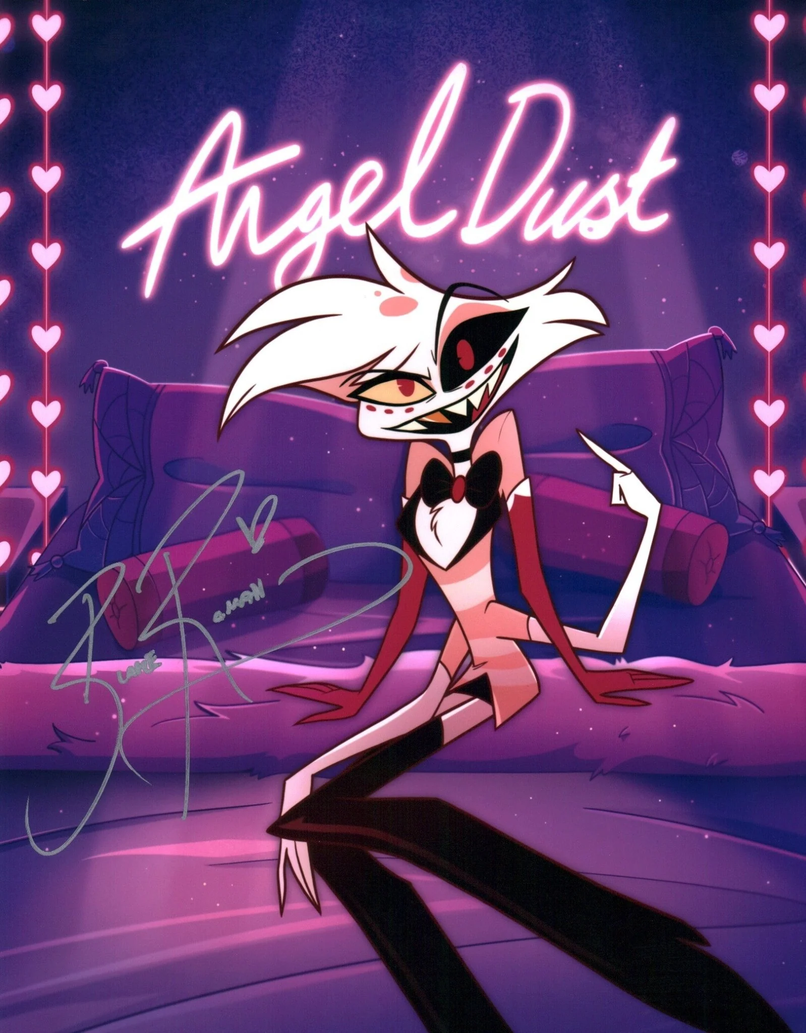 Blake Roman Hazbin Hotel 11x14 Photo Poster Signed JSA Certified Autograph - Image 2
