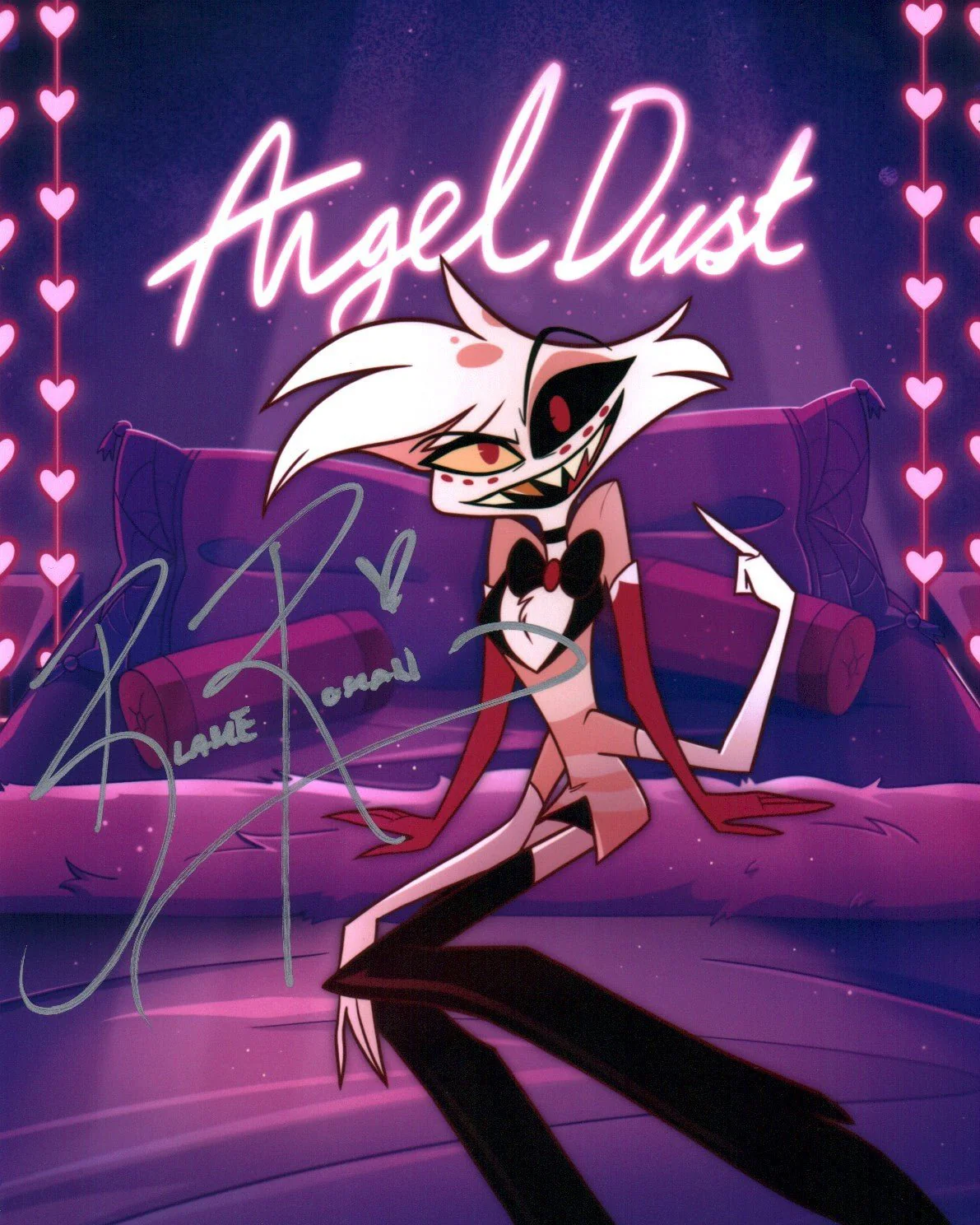 Blake Roman Hazbin Hotel 8x10 Photo Signed JSA Certified Autograph - Image 3