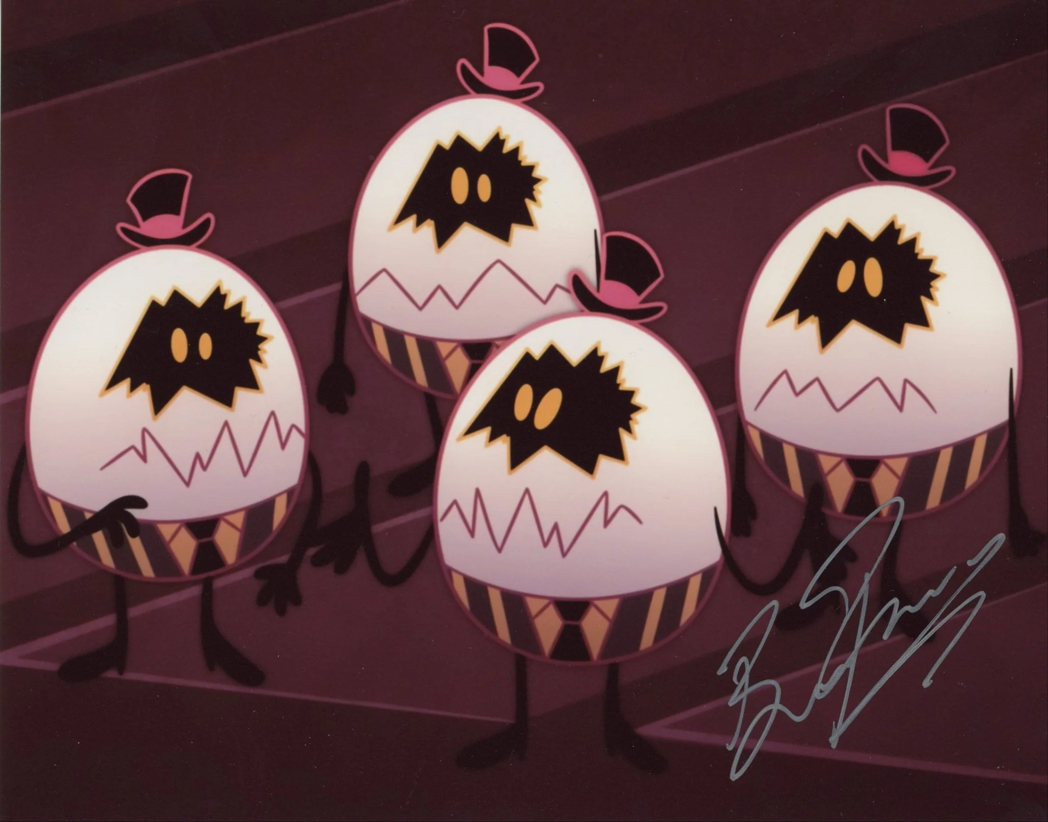 Blake Roman Hazbin Hotel 8x10 Photo Signed JSA Certified Autograph