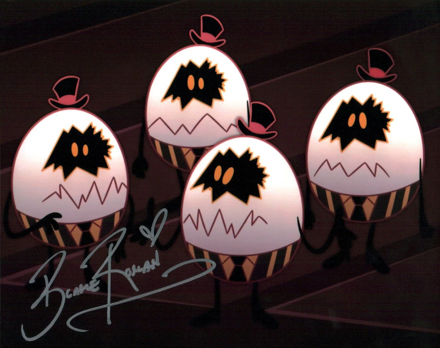 Blake Roman Hazbin Hotel 8x10 Photo Signed JSA Certified Autograph - Image 2