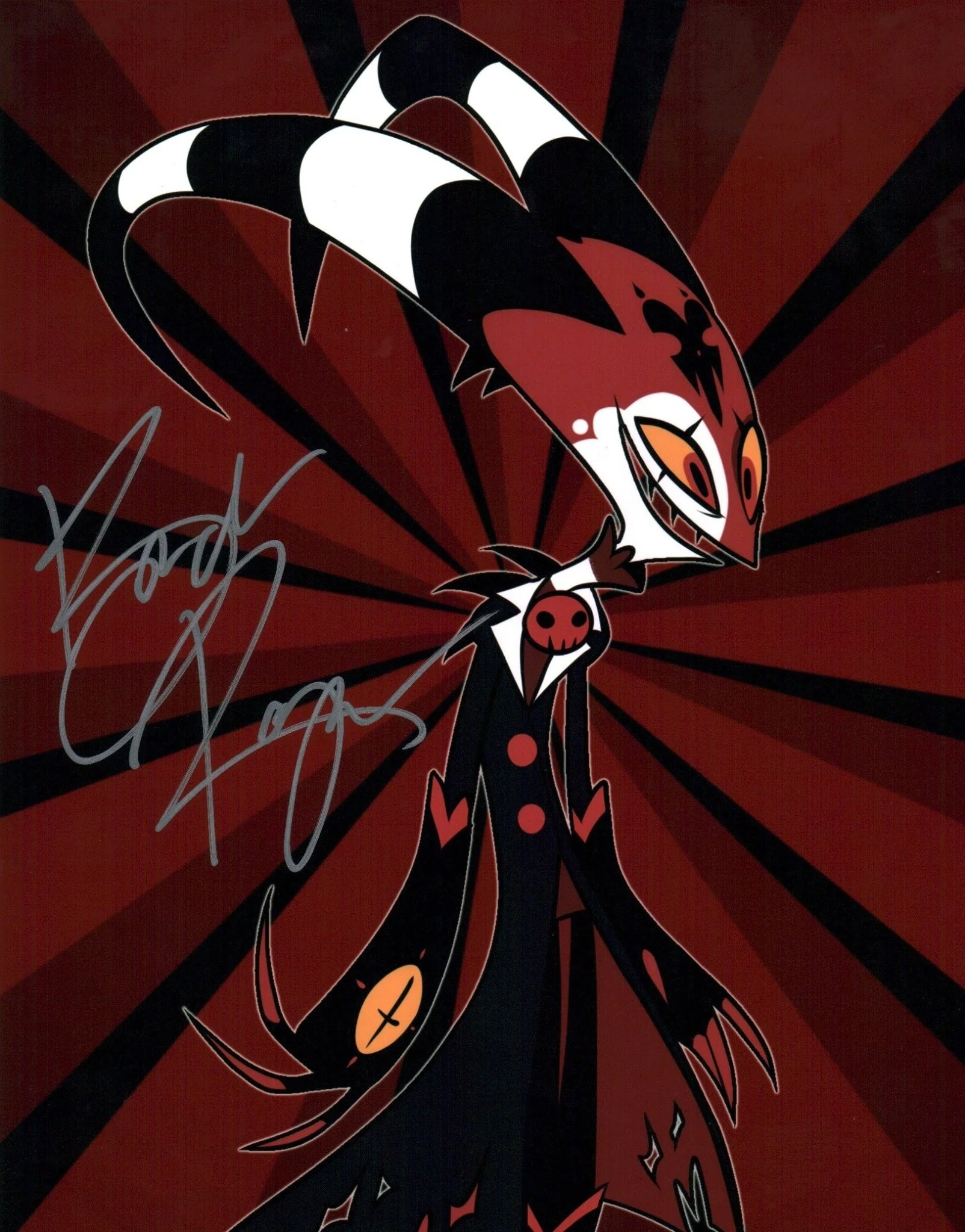 Brandon Rogers Blitzo Helluva Boss 11x14 Photo Poster Signed JSA Certified Autograph - Image 3