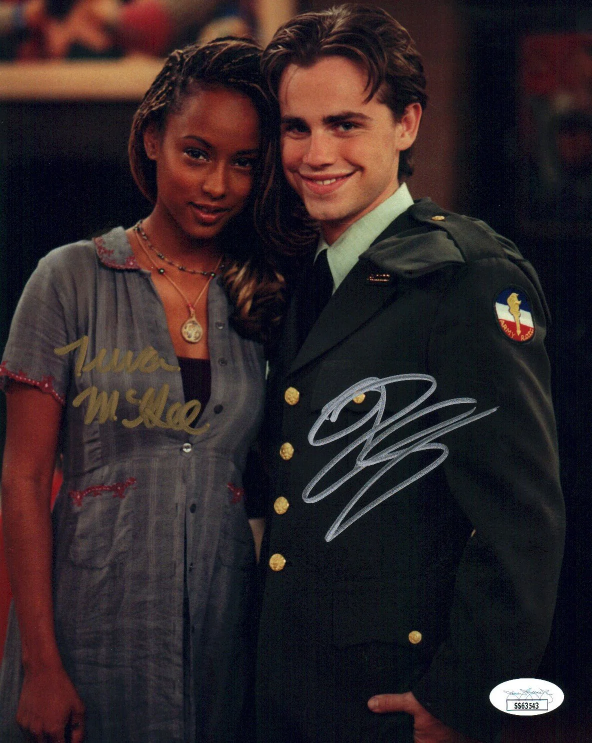 Boy Meets World 8x10 Signed Photo Cast x2 McGee, Strong JSA Certified Autograph - Image 2