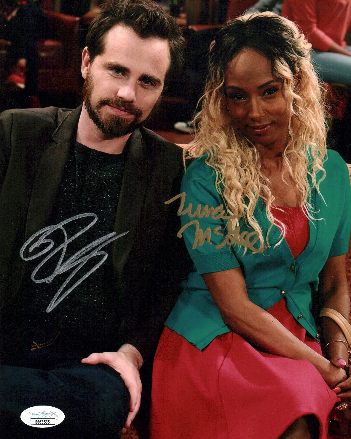 Boy Meets World 8x10 Signed Photo Cast x2 McGee, Strong JSA Certified Autograph - Image 2