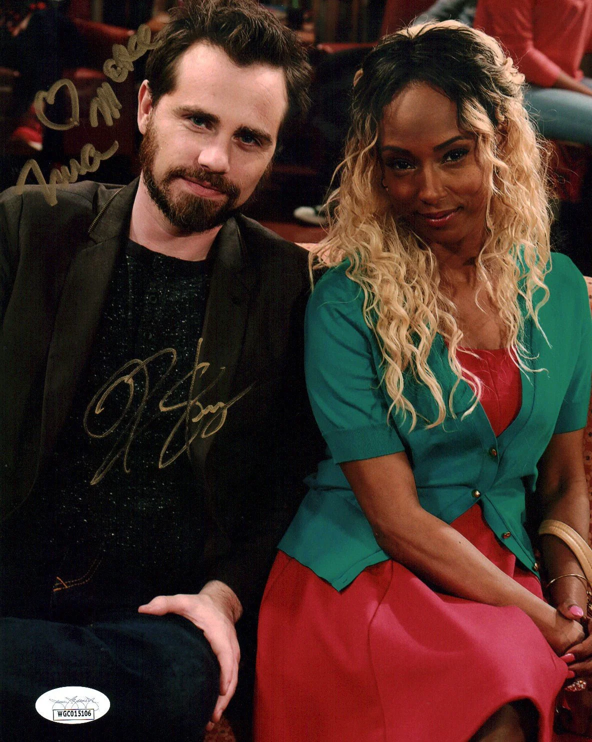 Boy Meets World 8x10 Signed Photo Cast x2 McGee, Strong JSA Certified Autograph - Image 3