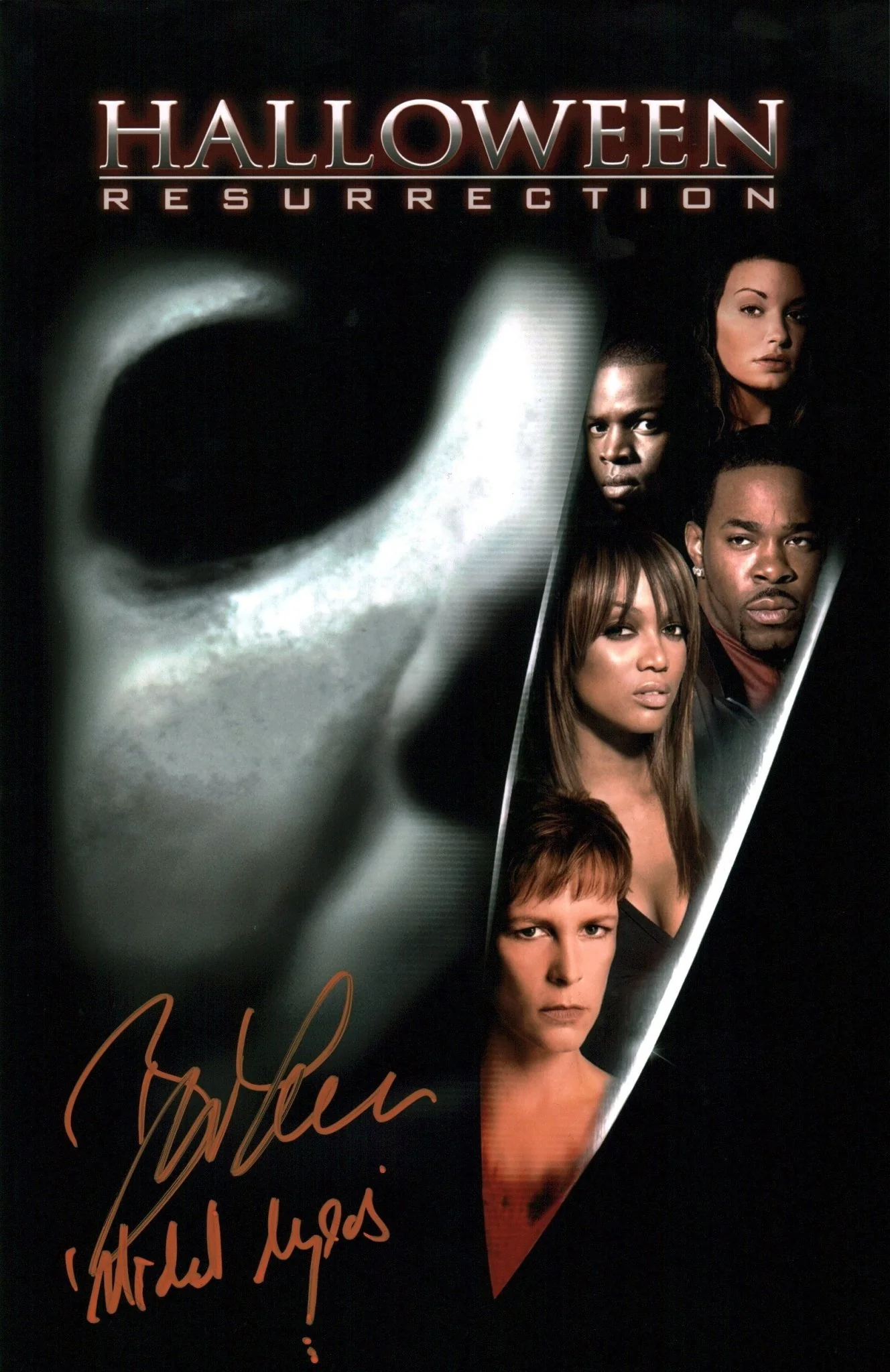 Brad Loree Halloween: Resurrection 11x17 Signed Photo Poster JSA Certified Autograph - Image 2