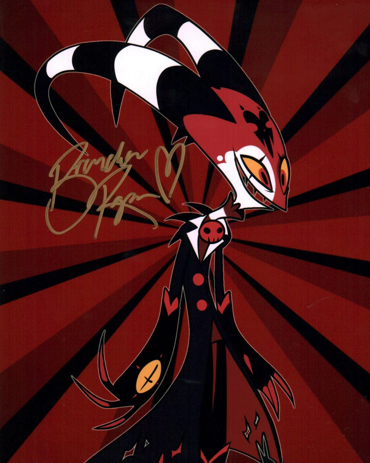 Brandon Rogers Helluva Boss 8x10 Signed Photo JSA Certified Autograph - Image 3