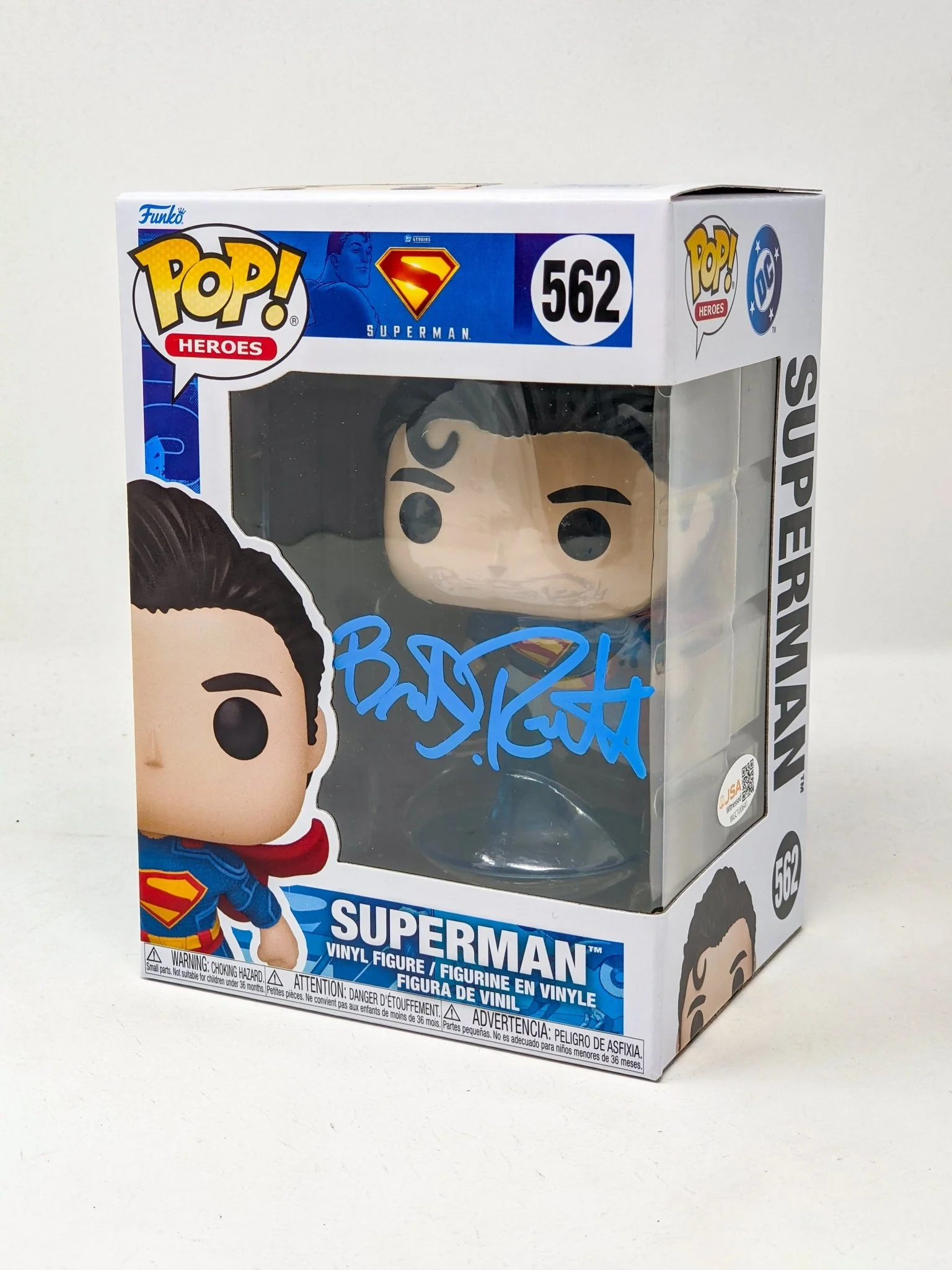 Brandon Routh Superman #562 Signed Funko Pop JSA Certified Autograph
