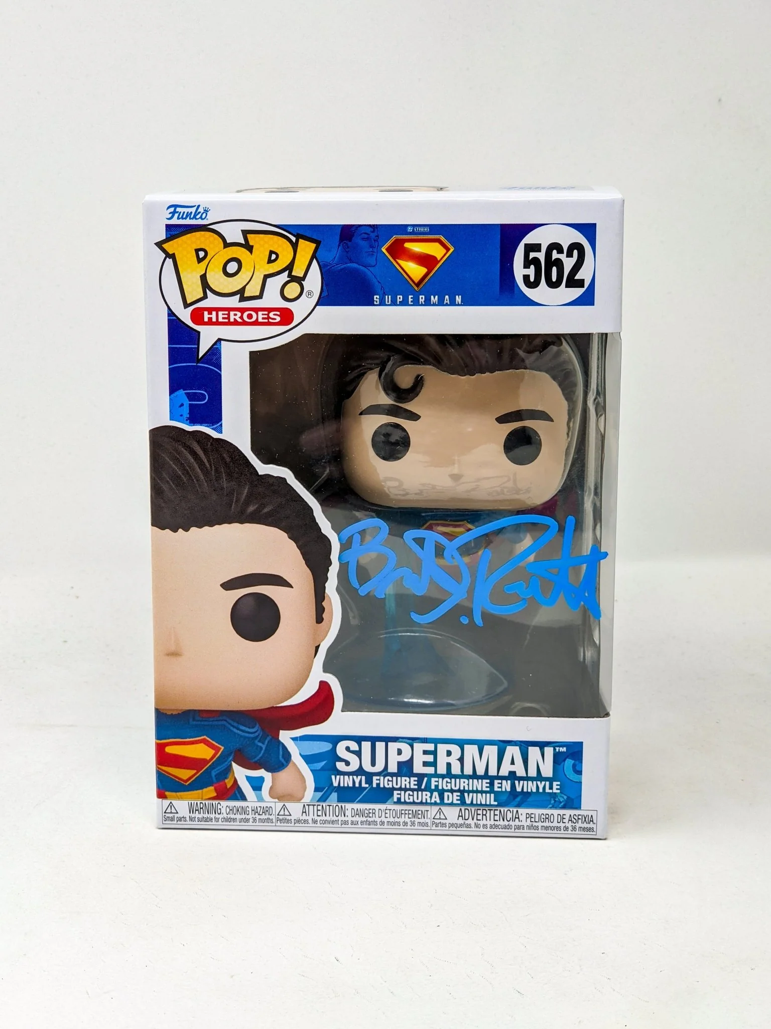 Brandon Routh Superman #562 Signed Funko Pop JSA Certified Autograph - Image 2
