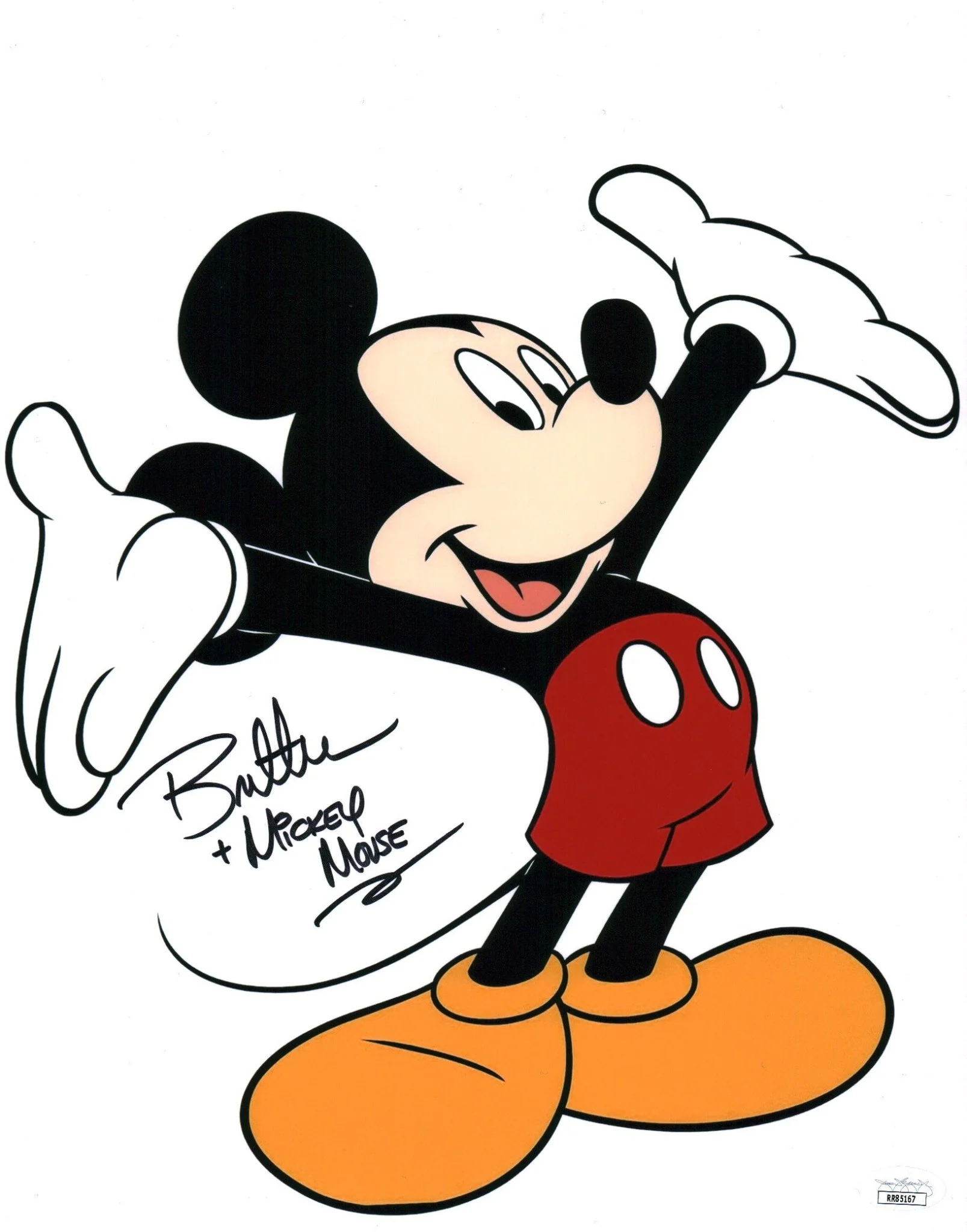 Bret Iwan Disney Mickey Mouse 11x14 Signed Photo Poster JSA Certified Autograph - Image 2
