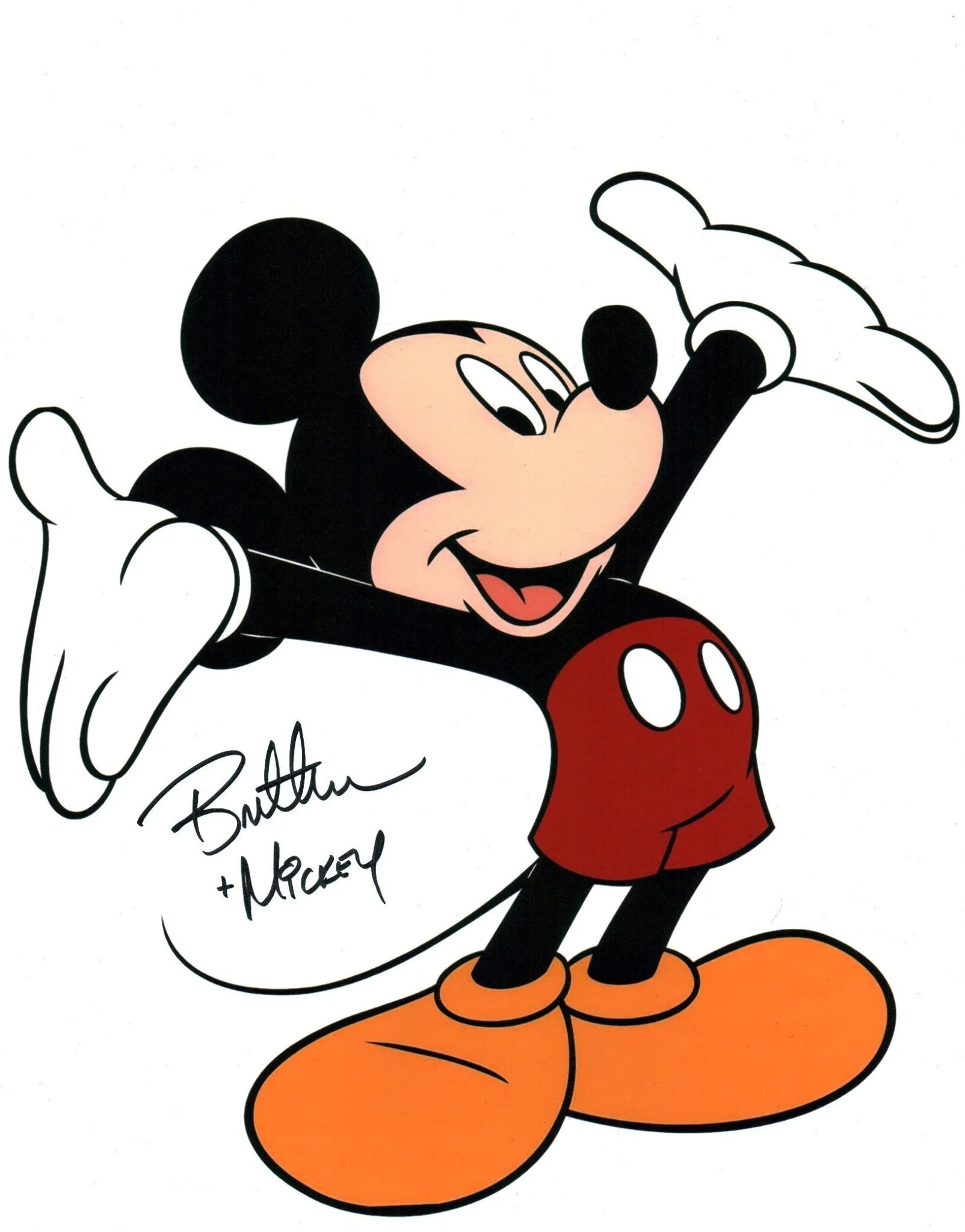Bret Iwan Disney Mickey Mouse 11x14 Signed Photo Poster JSA Certified Autograph - Image 3