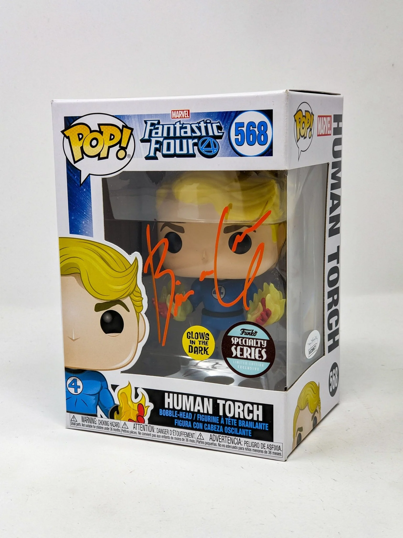 Brian Austin Green Human Torch #568 Signed Funko Pop JSA Certified Autograph - Image 2