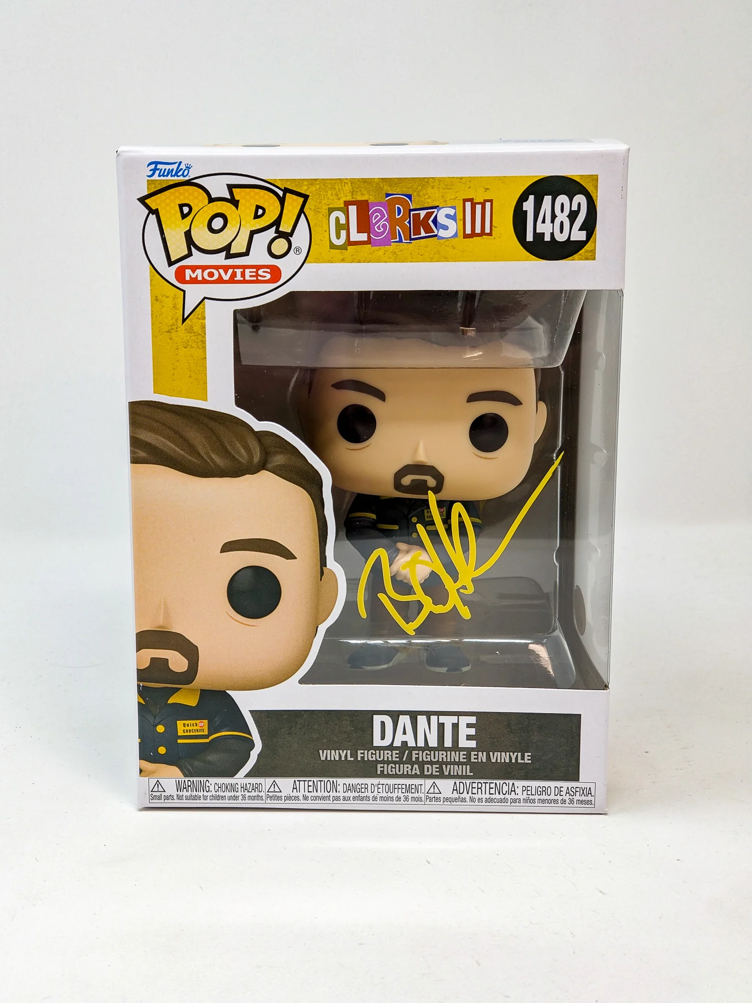 Brian O'Halloran Clerks III Dante #1482 Signed Funko Pop JSA Certified Autograph - Image 2