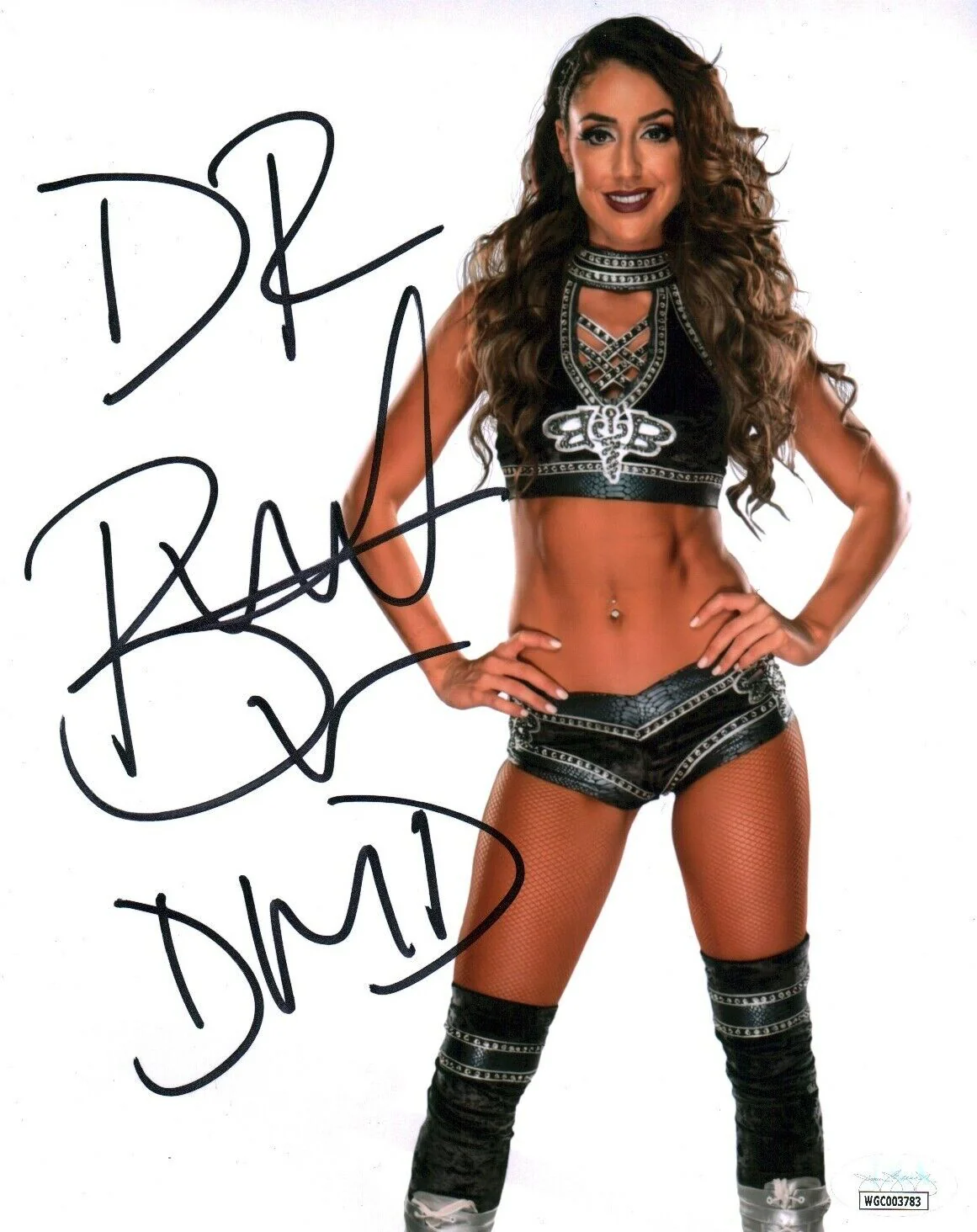 Britt Baker AEW Wrestling 8x10 Signed Photo JSA Certified Autograph