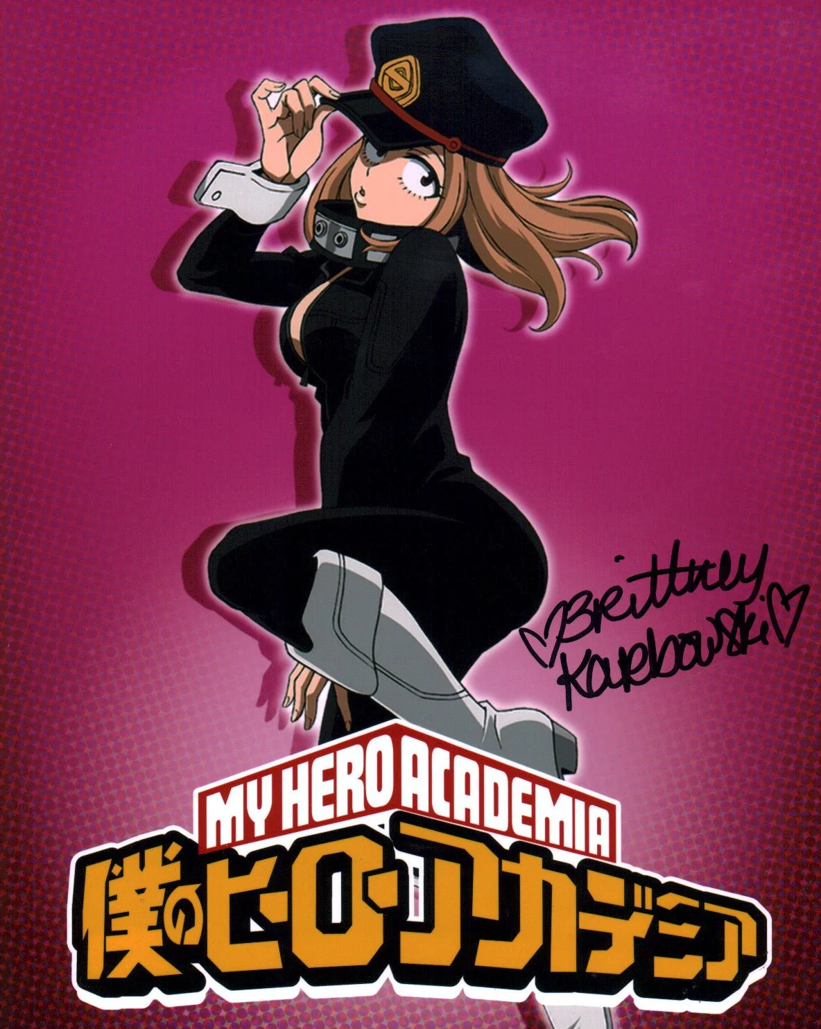 Brittney Karbowski My Hero Academia 8x10 Signed Photo JSA Certified Autograph - Image 4
