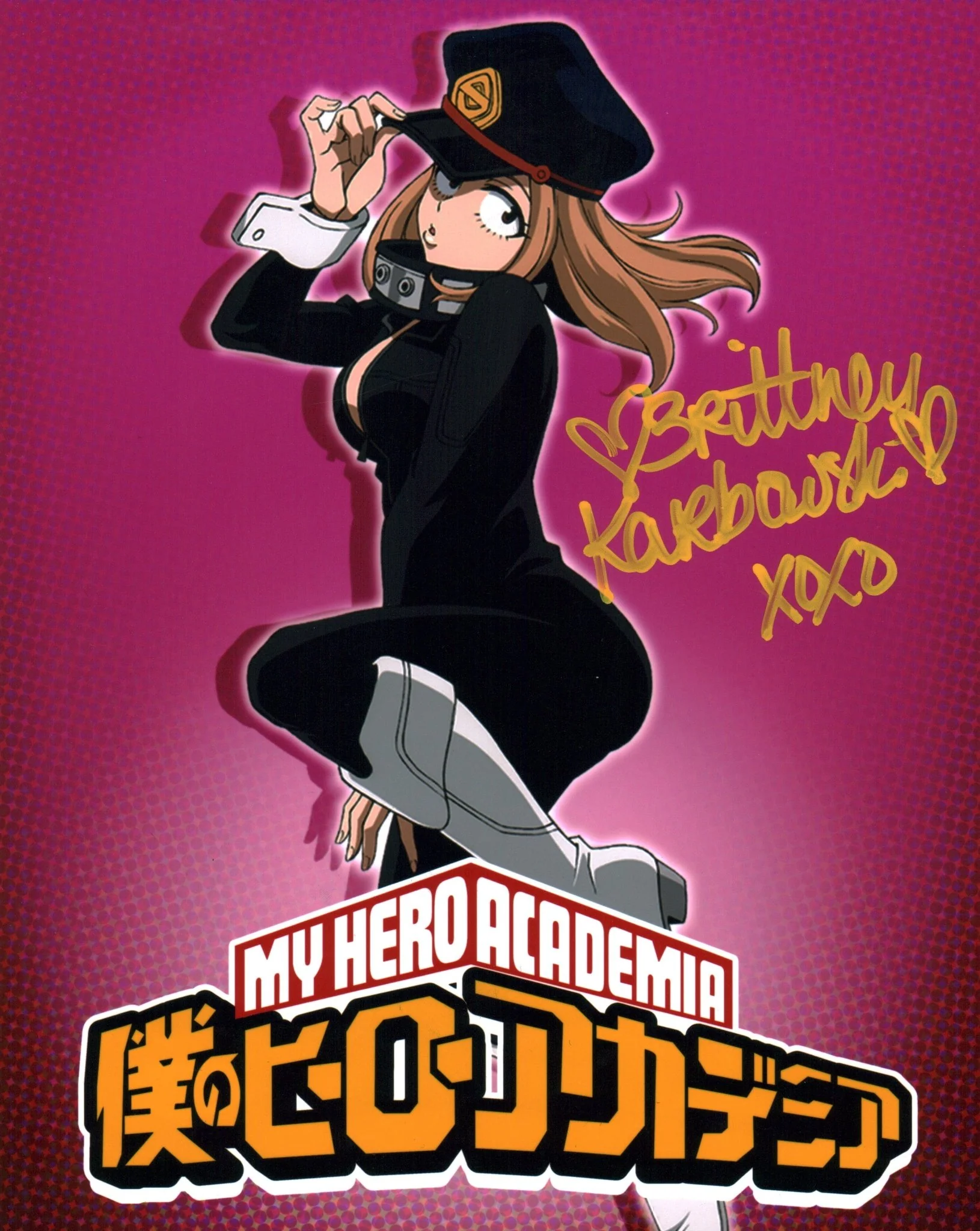 Brittney Karbowski My Hero Academia 8x10 Signed Photo JSA Certified Autograph - Image 5