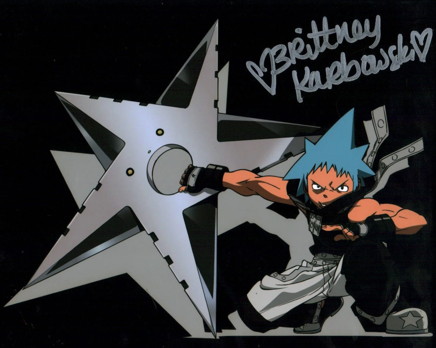 Brittney Karbowski Soul Eater 8x10 Signed Photo JSA Certified Autograph - Image 2