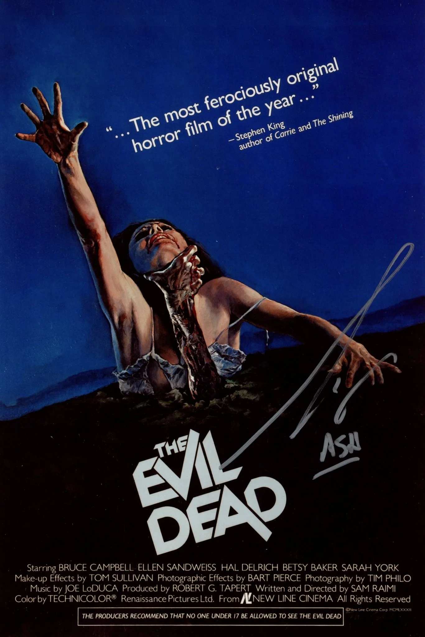 Bruce Campbell The Evil Dead 8x12 Signed Photo JSA Certified Autograph