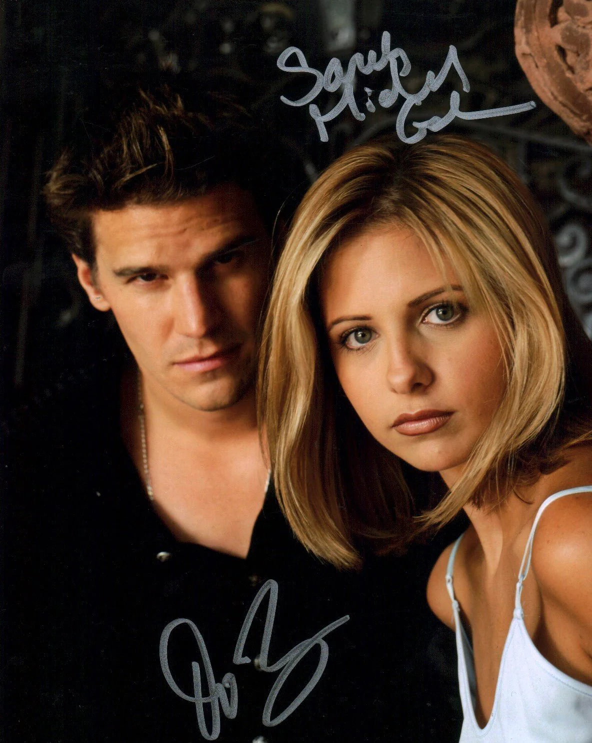 Buffy the Vampire Slayer 8x10 Signed Photo Gellar, Boreanaz Beckett JSA Certified Autograph