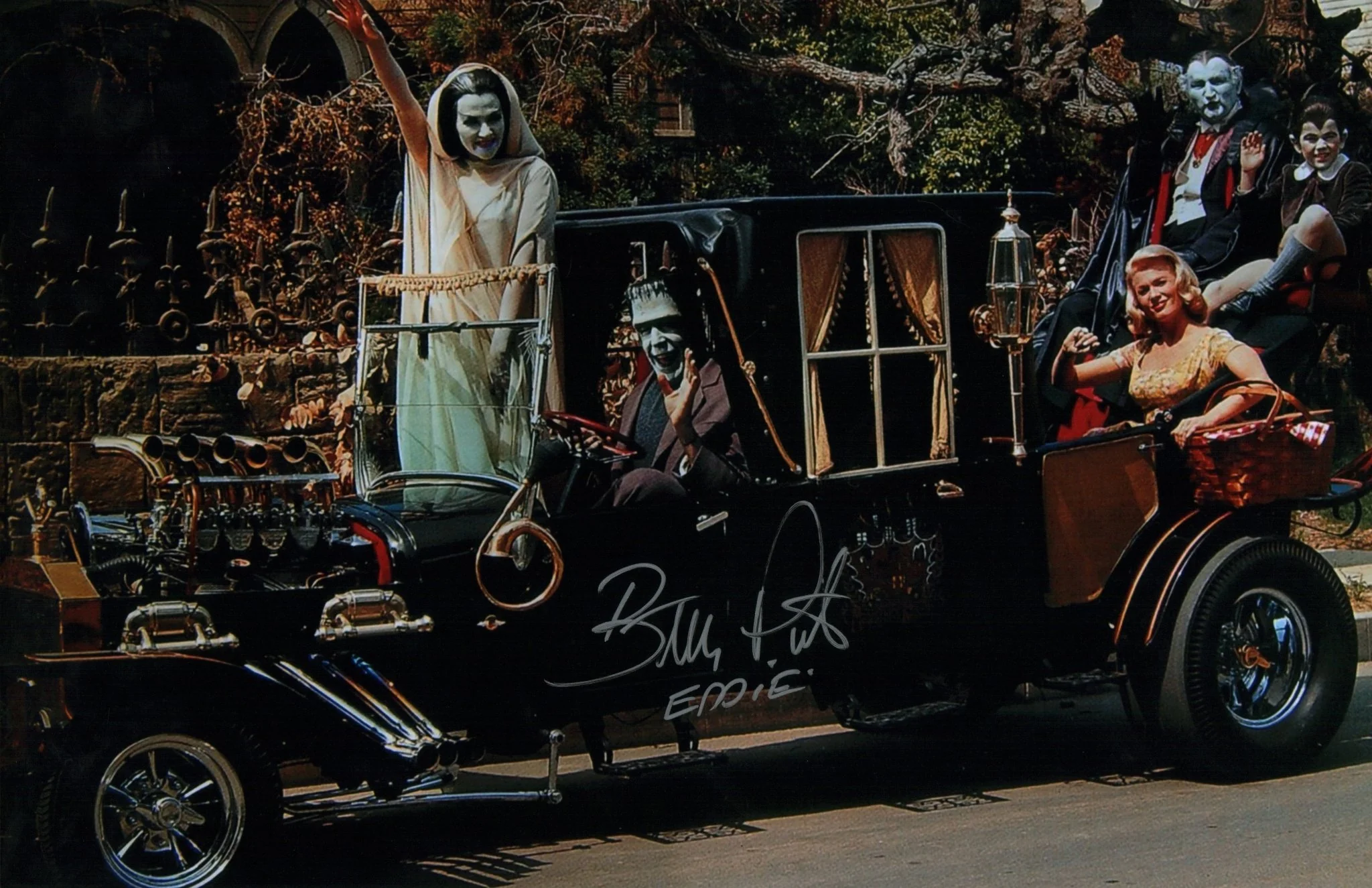 Butch Patrick The Munsters 11x17 Signed Photo Poster JSA Certified Autograph