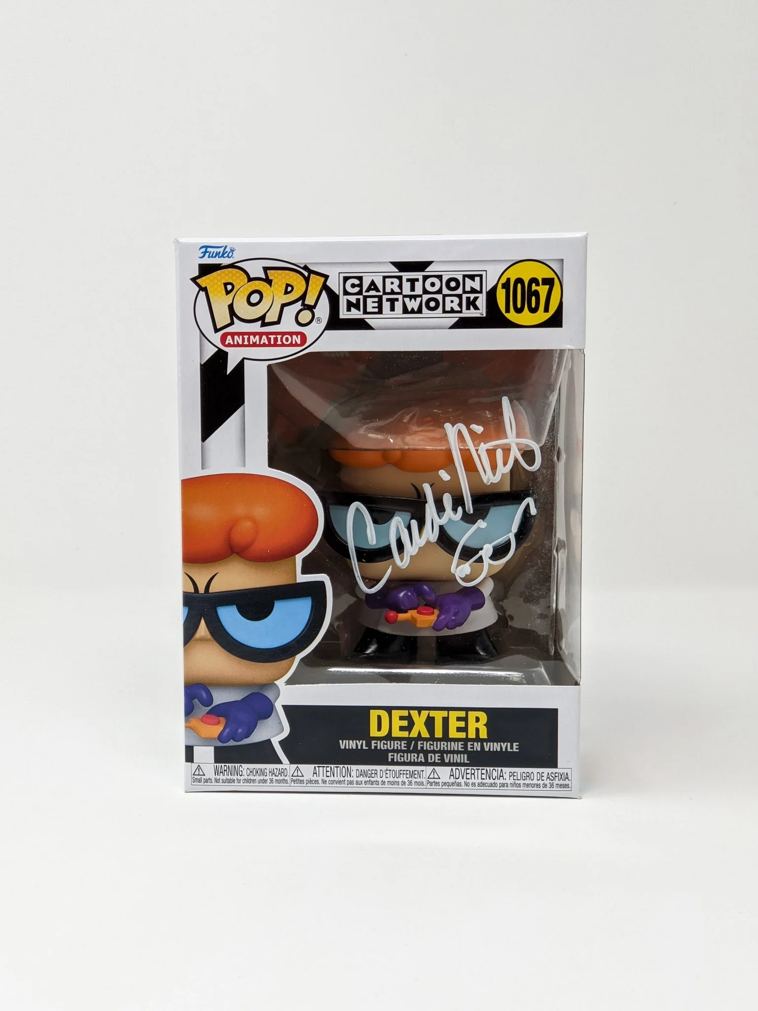 Candi Milo Cartoon Network Dexter #1067 Signed Funko Pop JSA Certified Autograph - Image 2