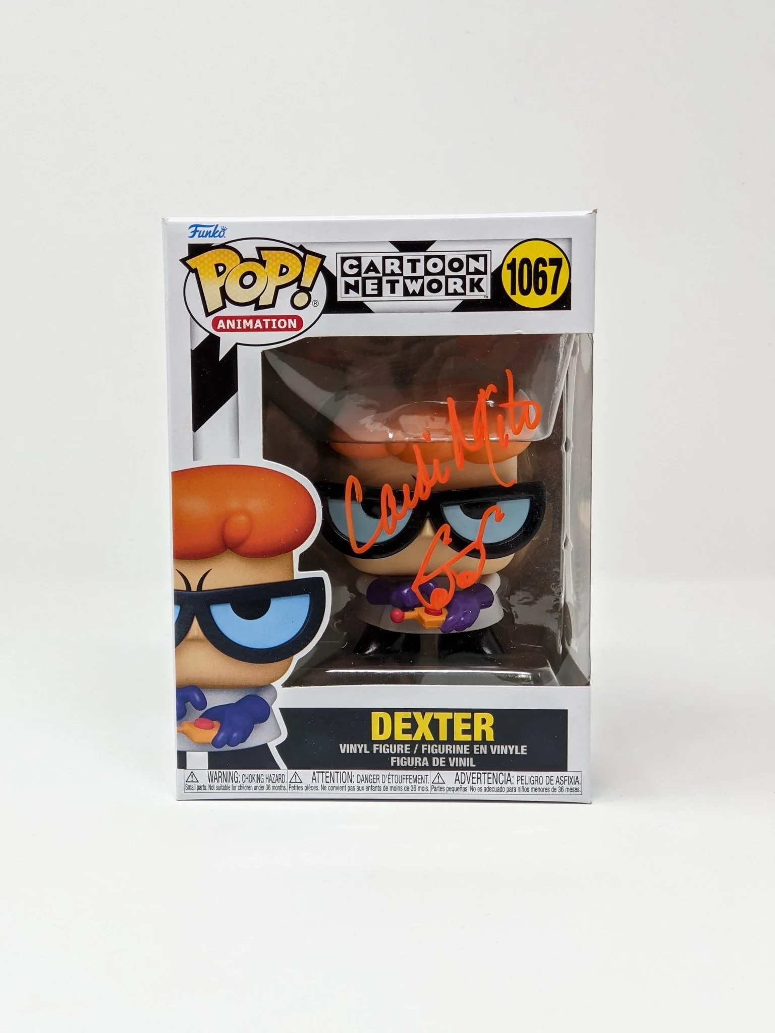 Candi Milo Cartoon Network Dexter #1067 Signed Funko Pop JSA Certified Autograph - Image 3